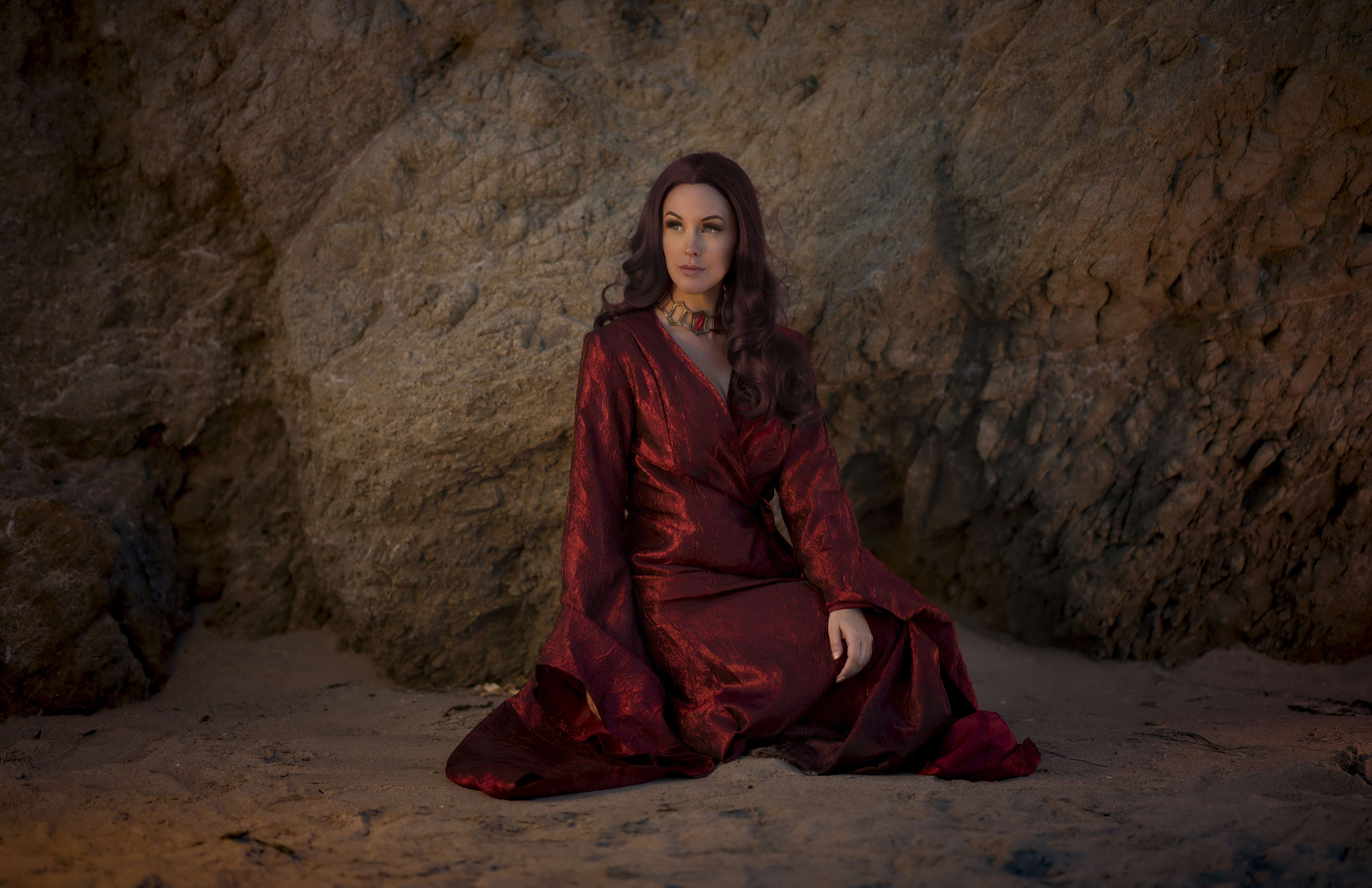 Melisandre Witch Redhead Game Of Thrones Fantasy Girl Cosplay 4708x3046