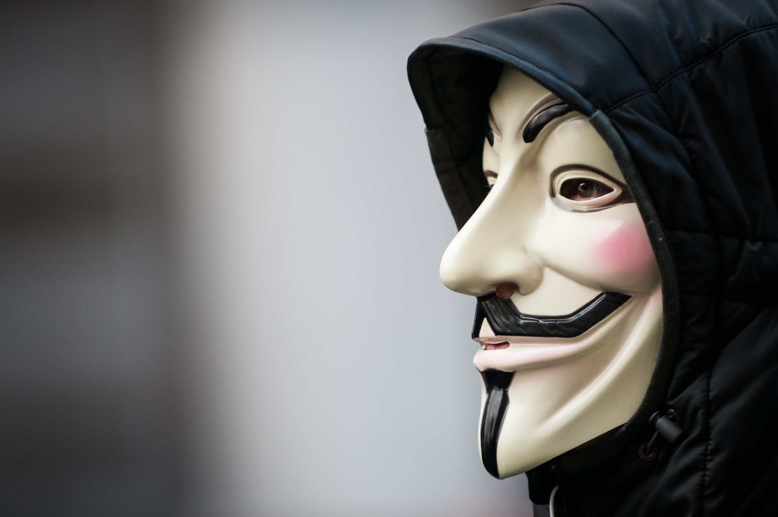 Anonymous Guy Fawkes Mask Mask 2500x1660