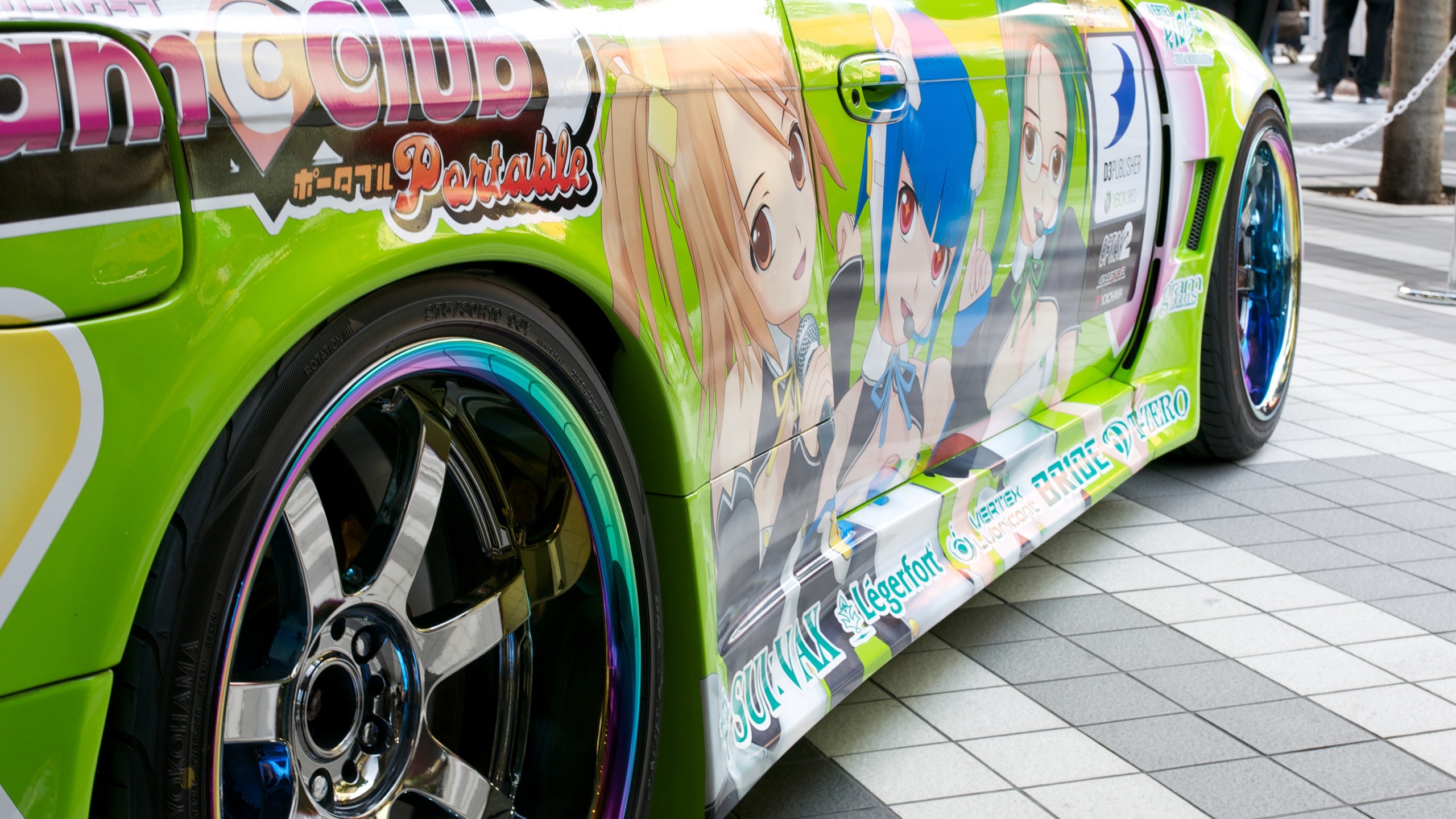 Nissan Silvia S14 Itasha JDM Anime Girls Car 2560x1440