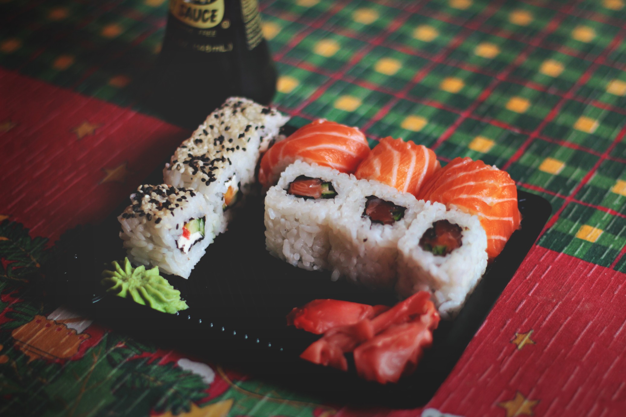Food Sushi Traditional Foods Seafood Dishes 2074x1382