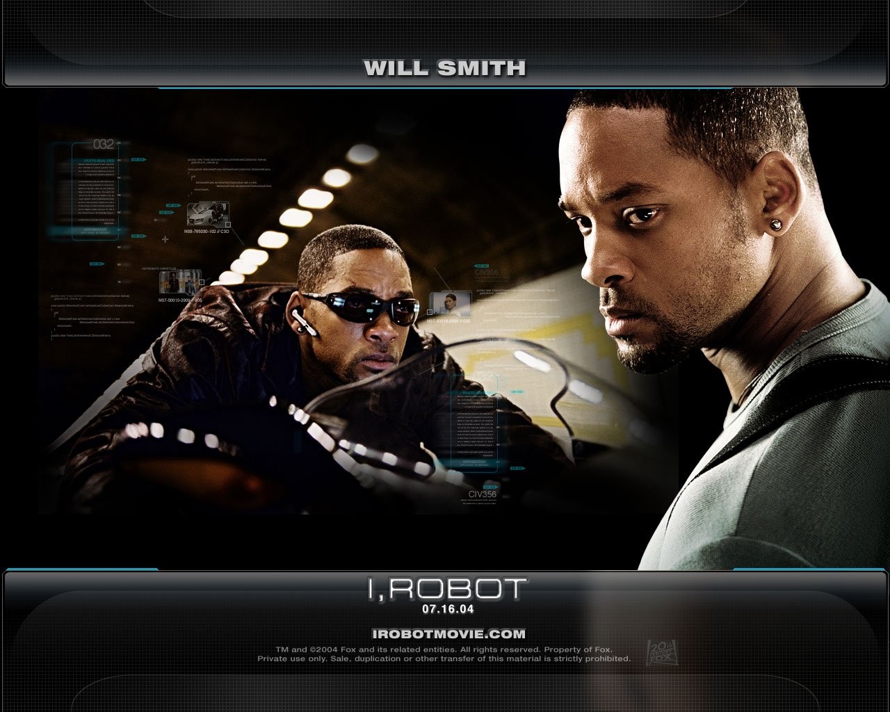 Movies Will Smith I Robot 1280x1024