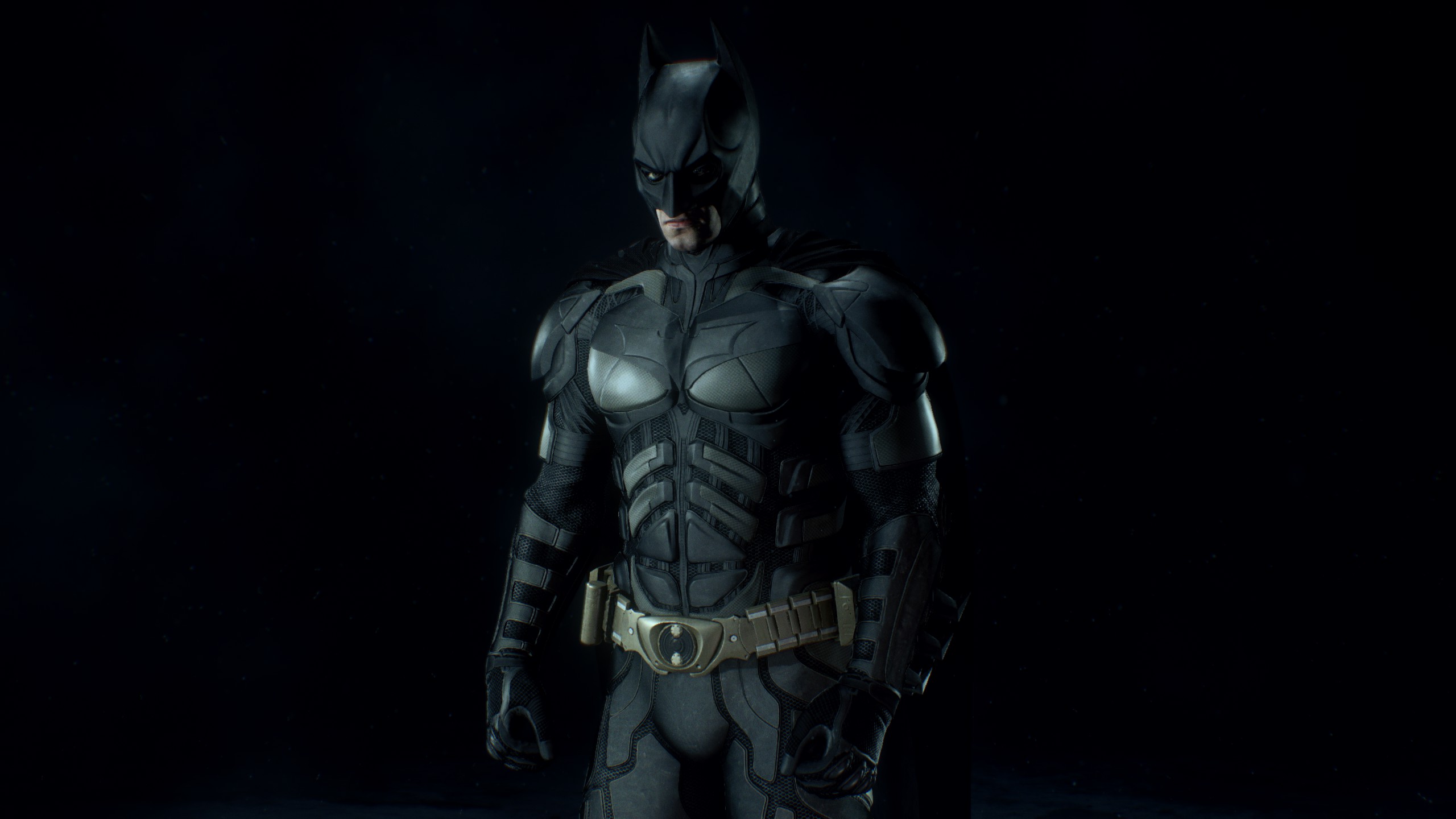Batman Arkham Knight Dark Knight Trilogy Video Games Batman Bruce Wayne DC Comics Skins 2560x1440