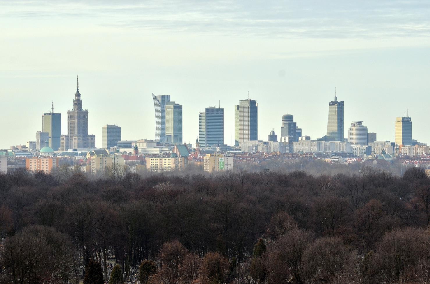 Warsaw Poland Skyscraper 1478x979