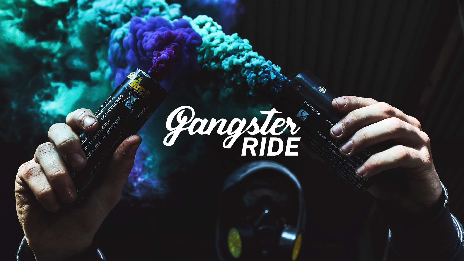 Smoke Smoking Police Lowrider Mask Gas Masks Gangsters Gangster Colorful YouTube 1920x1080