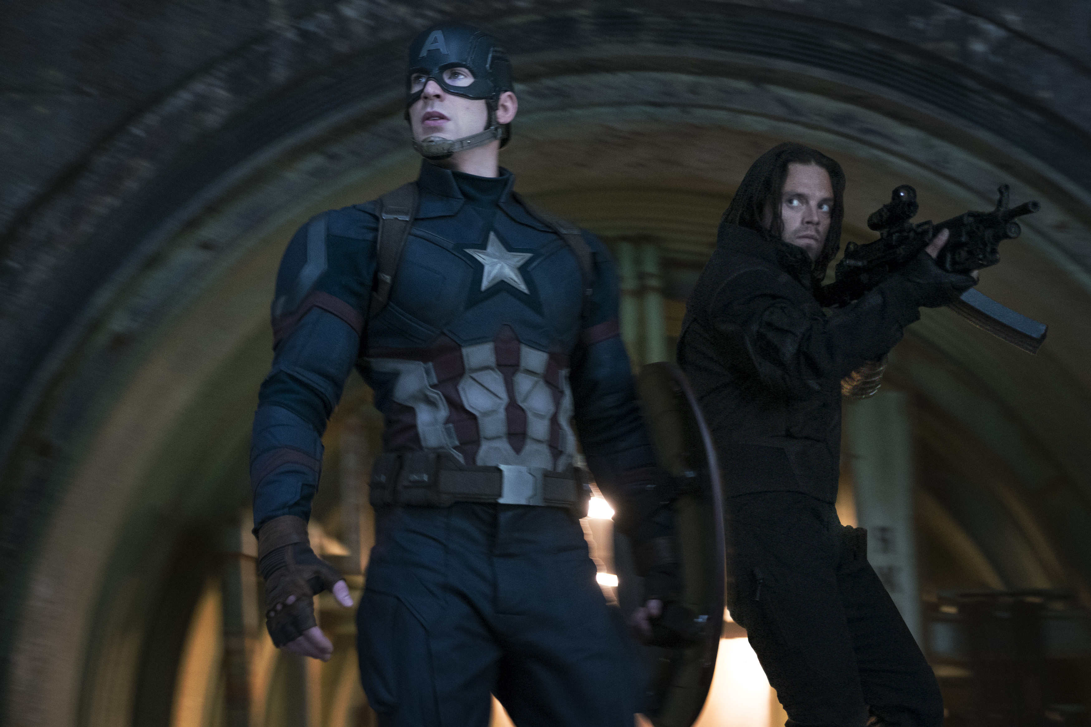 Captain America Civil War Captain America Sebastian Stan Winter Soldier 3500x2333