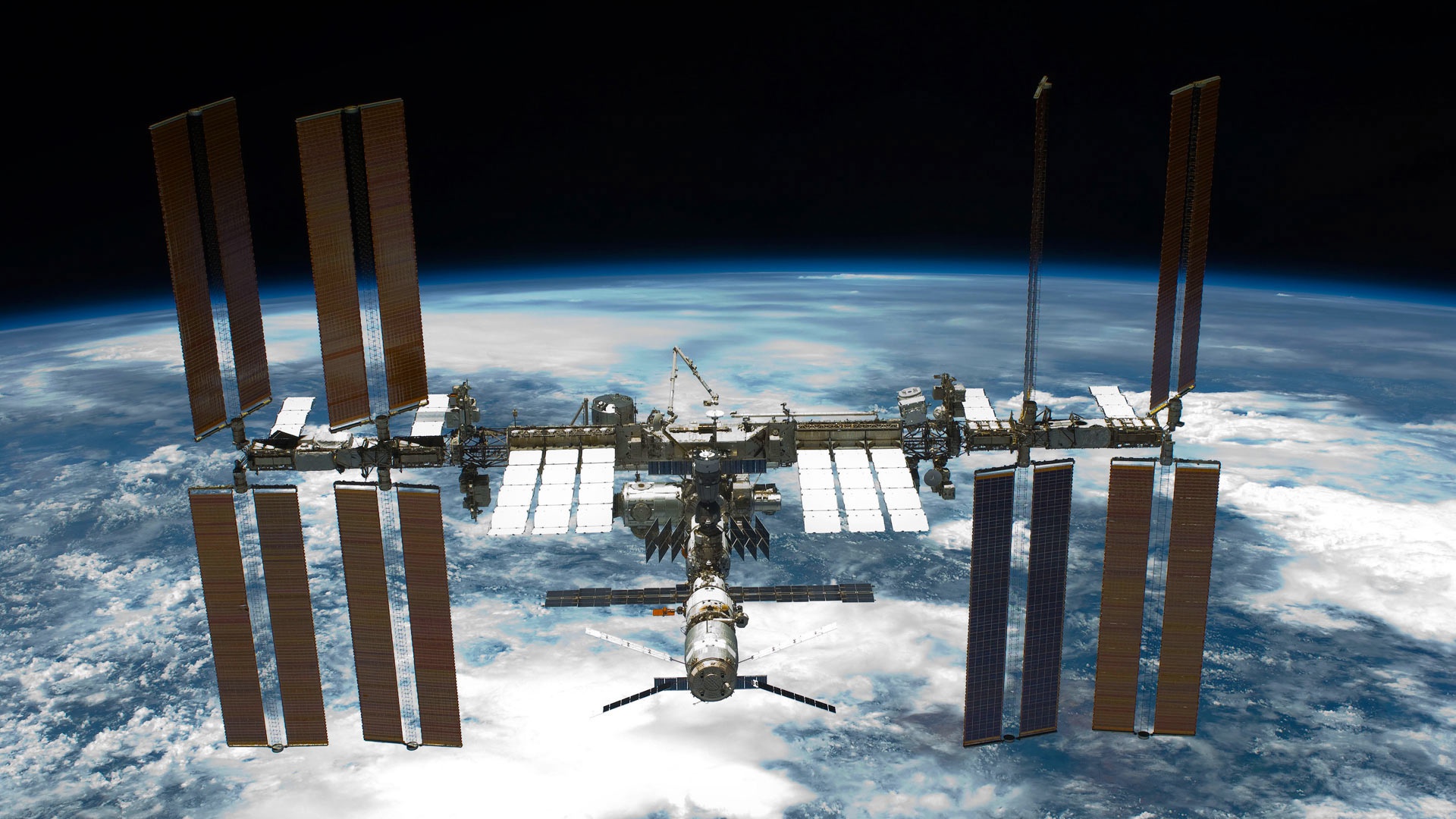 Space Earth Space Station ISS 1920x1080