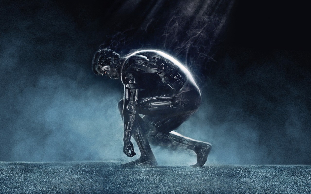 Digital Art Robot Science Fiction Futuristic Technology Movies Terminator Genisys Endoskeleton T 800 1280x800