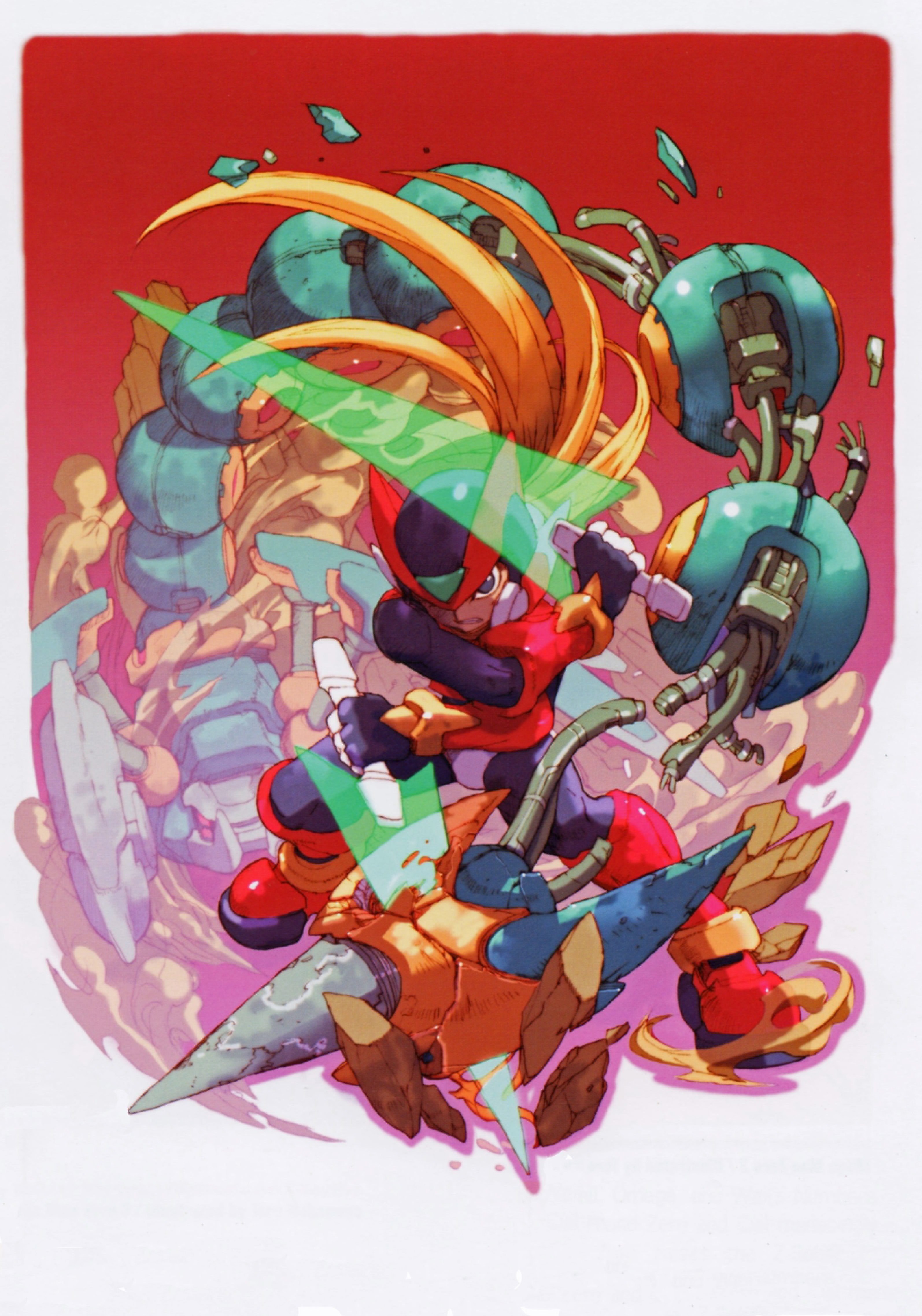 Mega Man Megaman Zero Anime Anime Boys 3189x4552