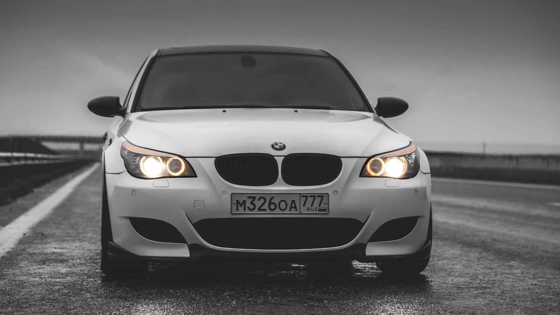 Car BMW BMW 5 Series BMW E60 1920x1080