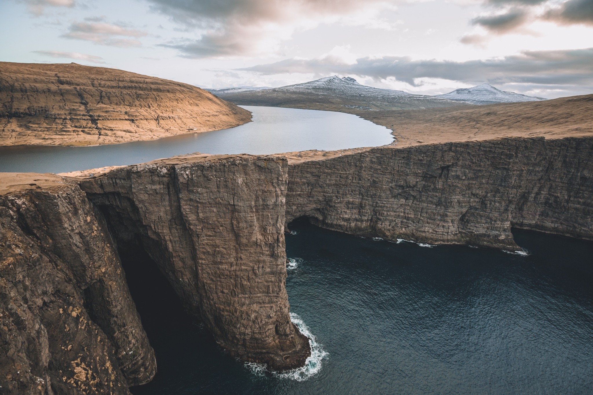 Nature Landscape Water Faroe Islands 2048x1365