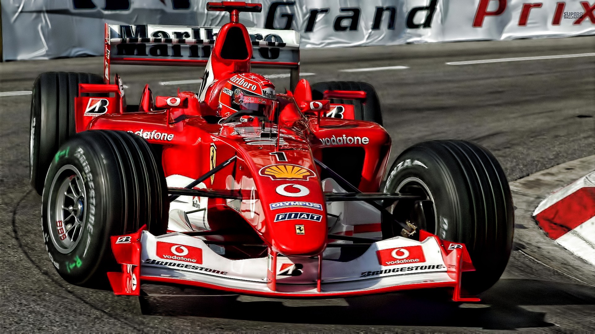 Formula 1 Ferrari F1 Michael Schumacher Monaco Car 1920x1080