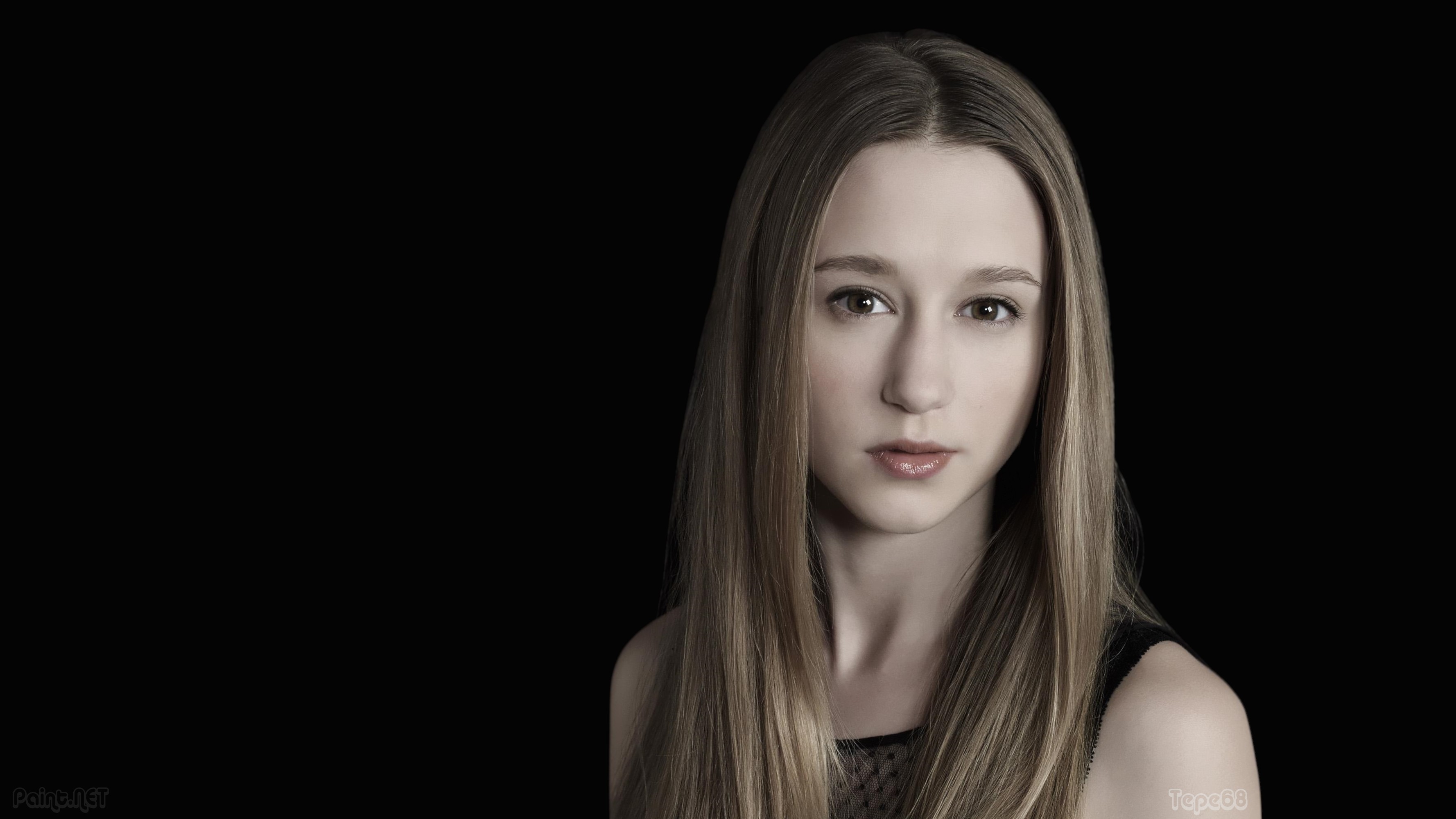 Taissa Farmiga Actress Face Portrait Long Hair Women Celebrity 3556x2000