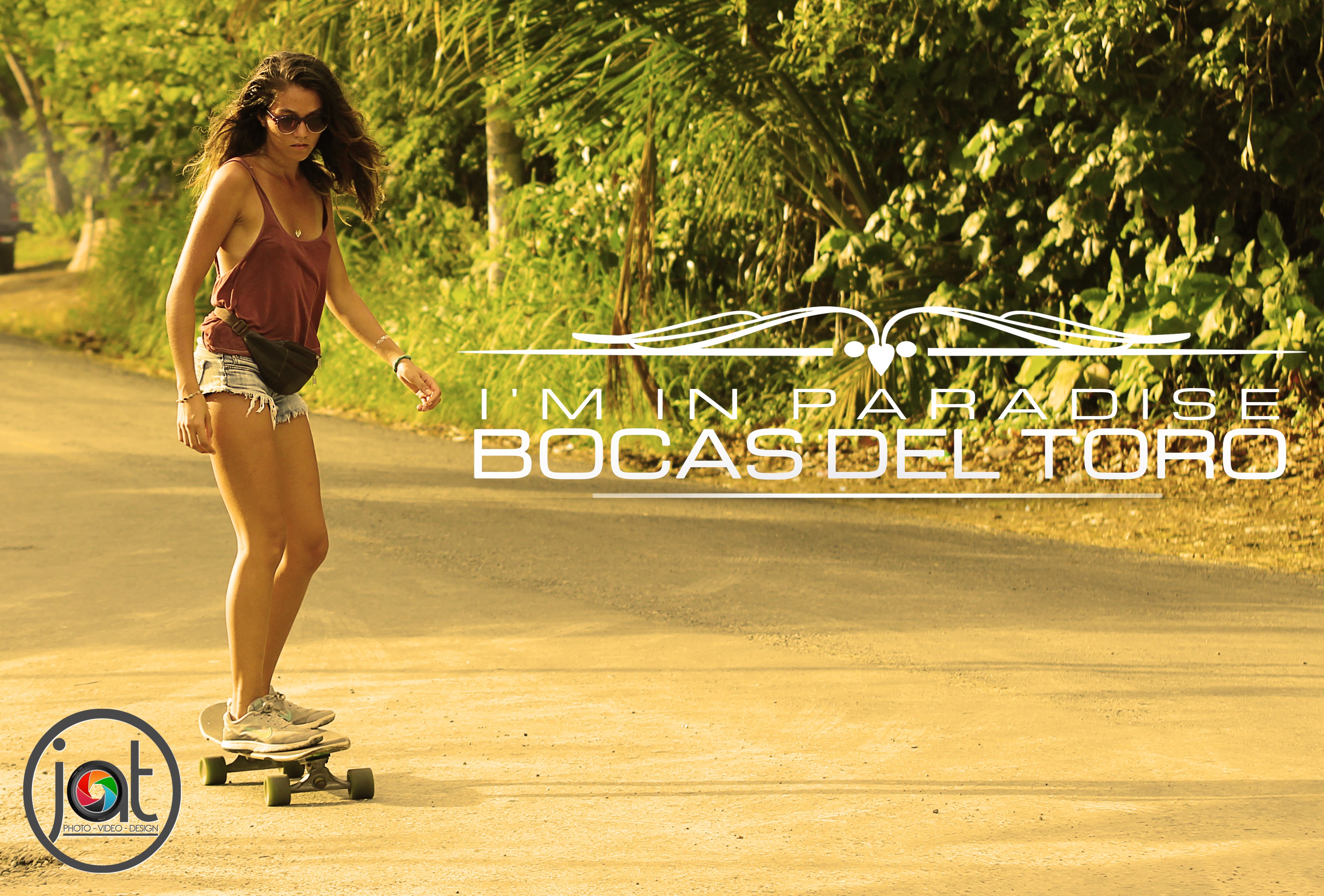 Skateboarding Street Skinny Jeans Skinny Latinas Urban Denim Skirt Bocas Del Toro 3316x2244