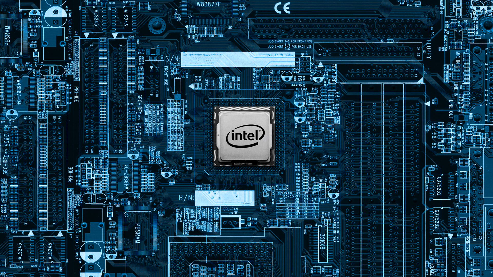 Intel Motherboards IT Computer 1920x1080