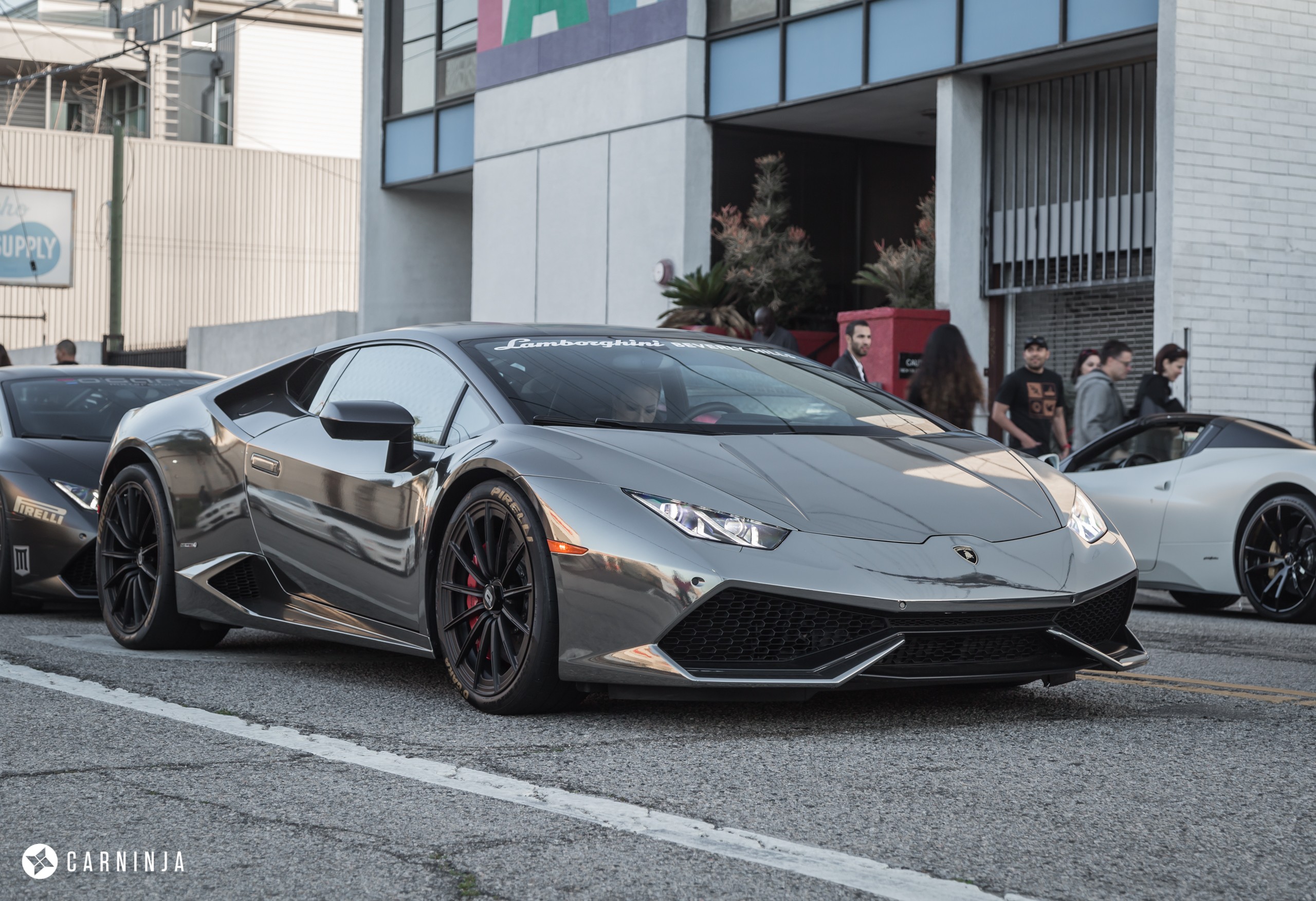 Carninja Low Lamborghini Aventador Lamborghini Huracan LP610 4 Vossen Car Interior 2560x1754