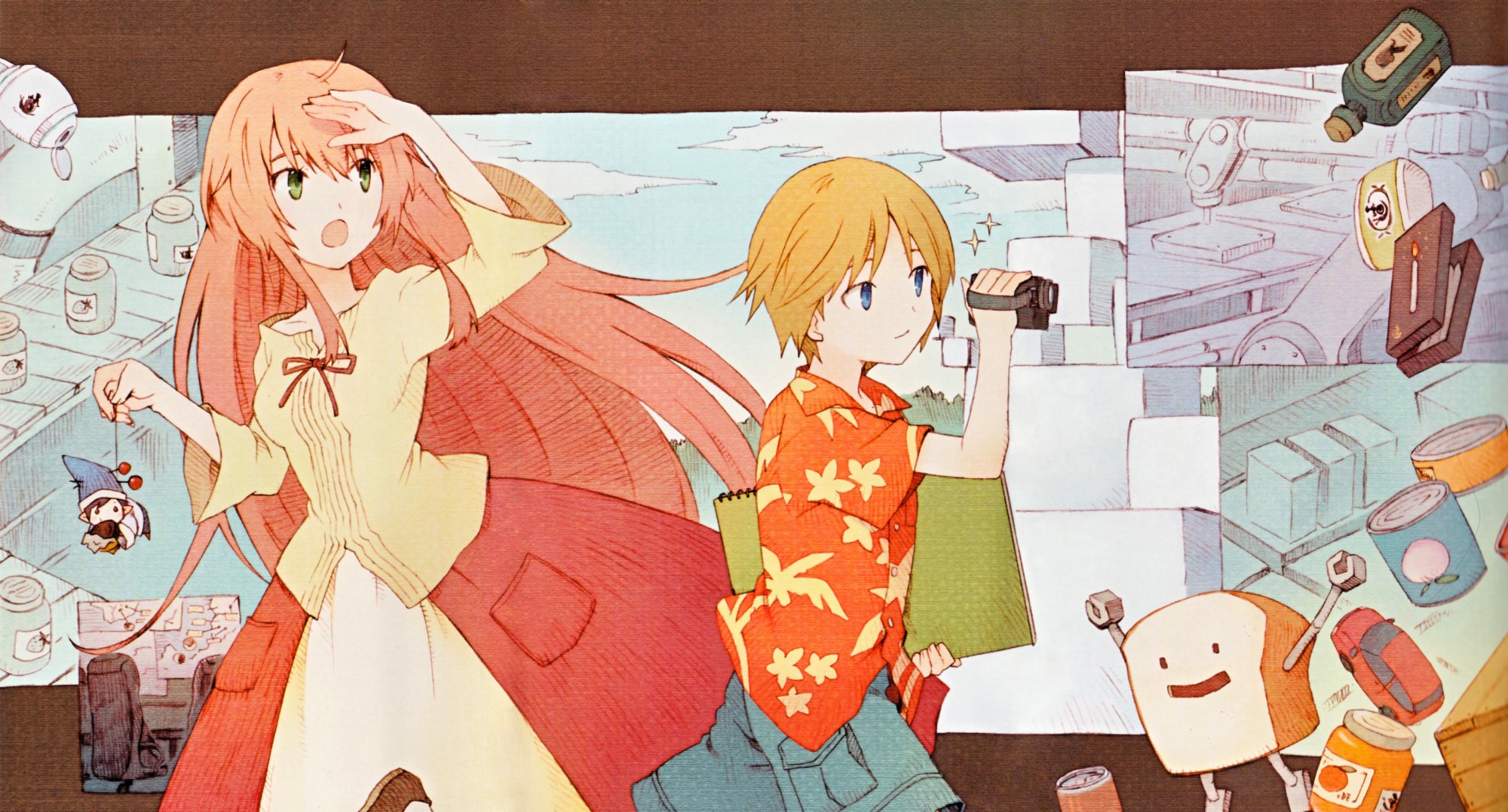Jinrui Wa Suitai Shimashita Anime Girls Anime 2000x1077