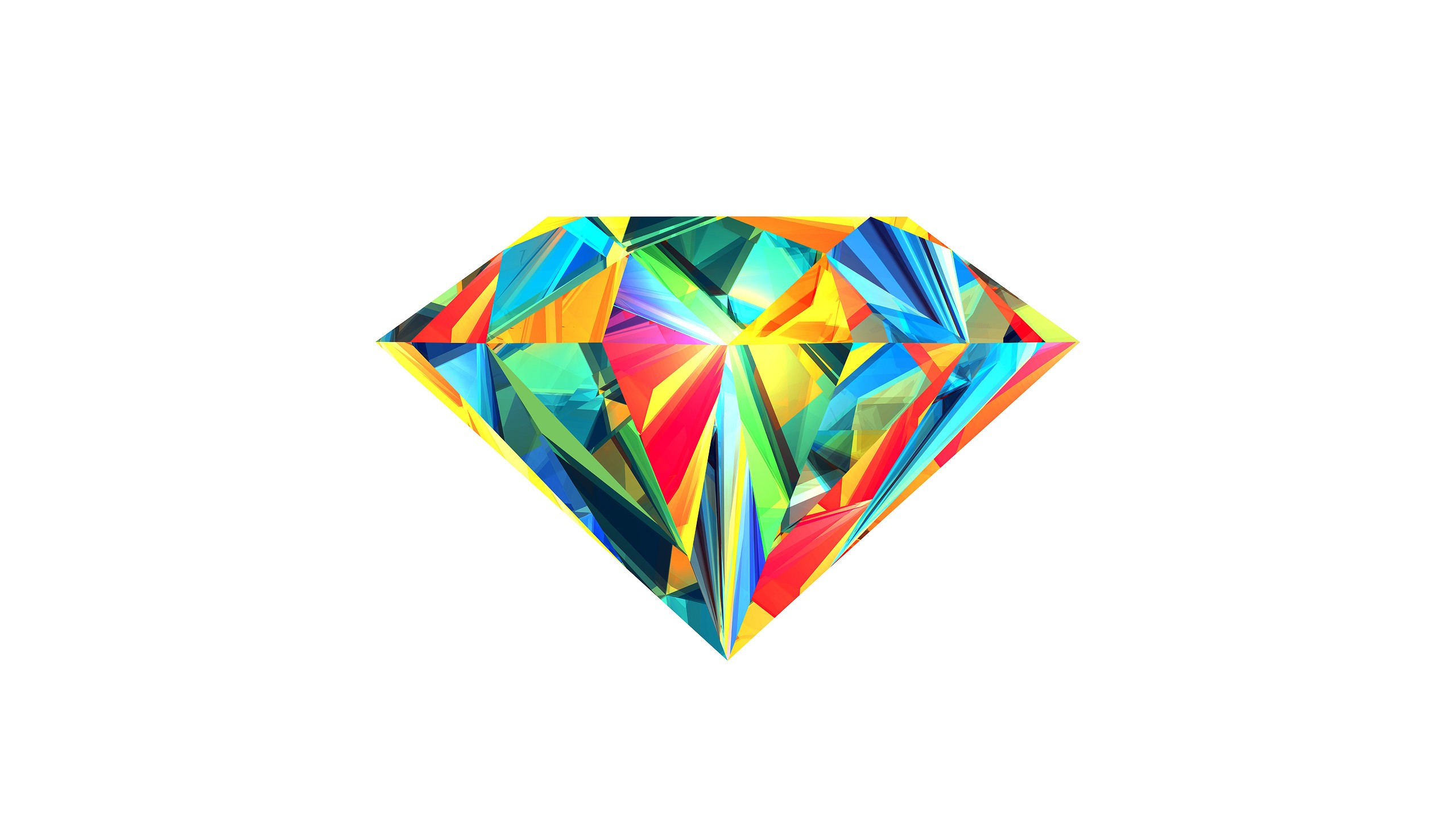 Abstract Facets Justin Maller Diamonds 2560x1440