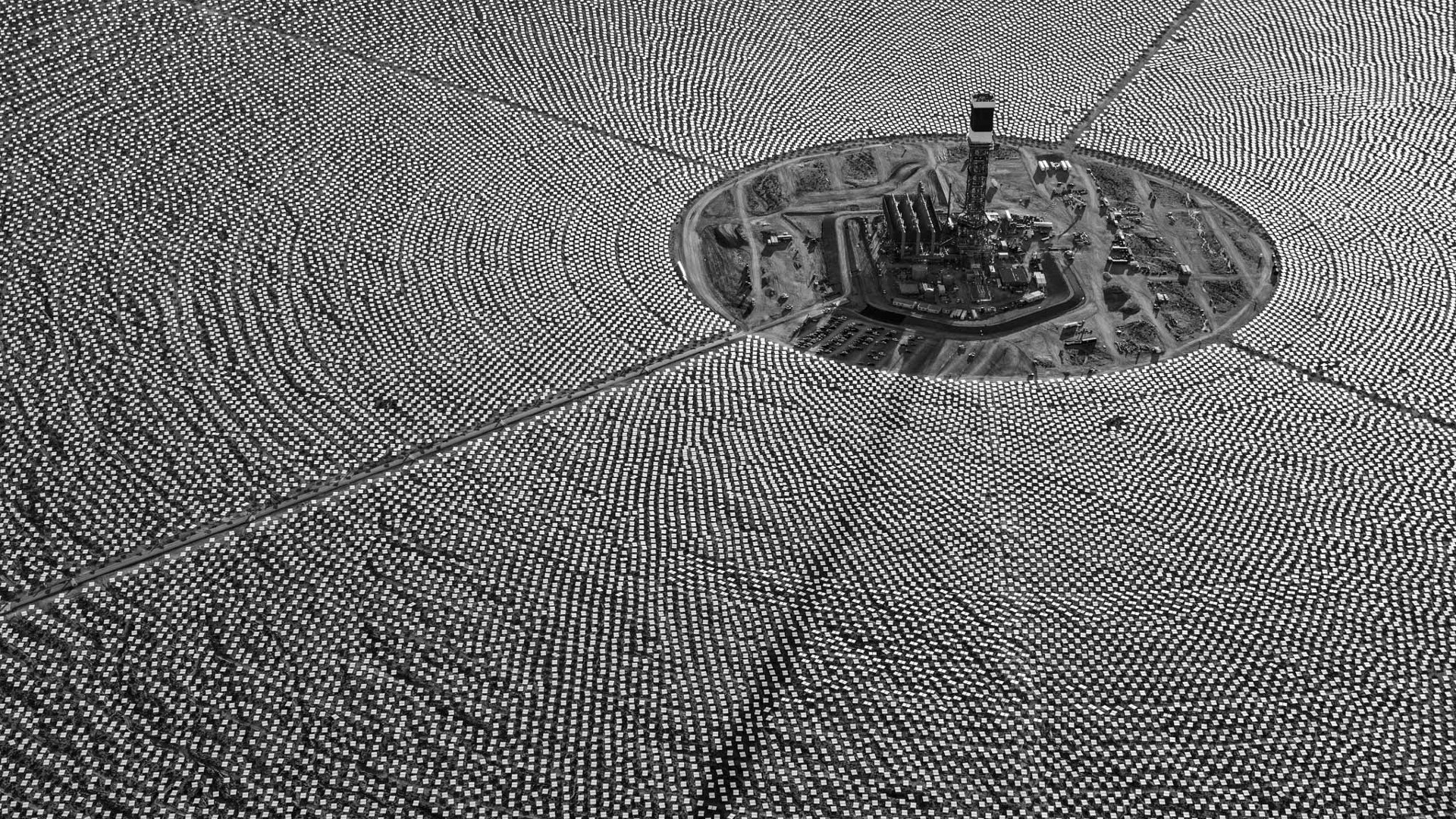 Solar Power Power Plant Dubai United Arab Emirates 1920x1080