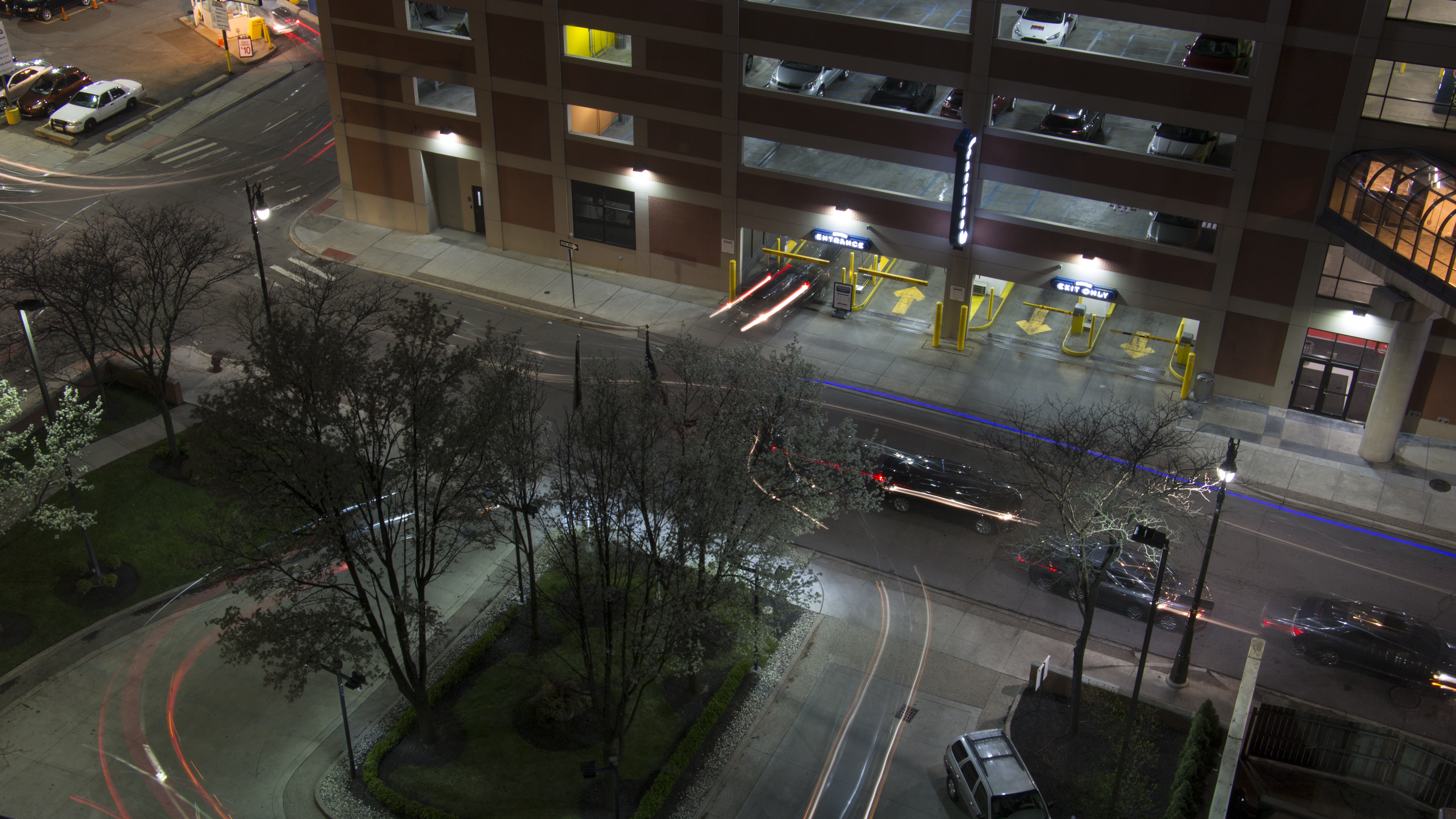 Detroit Night City Traffic Lights 5472x3078