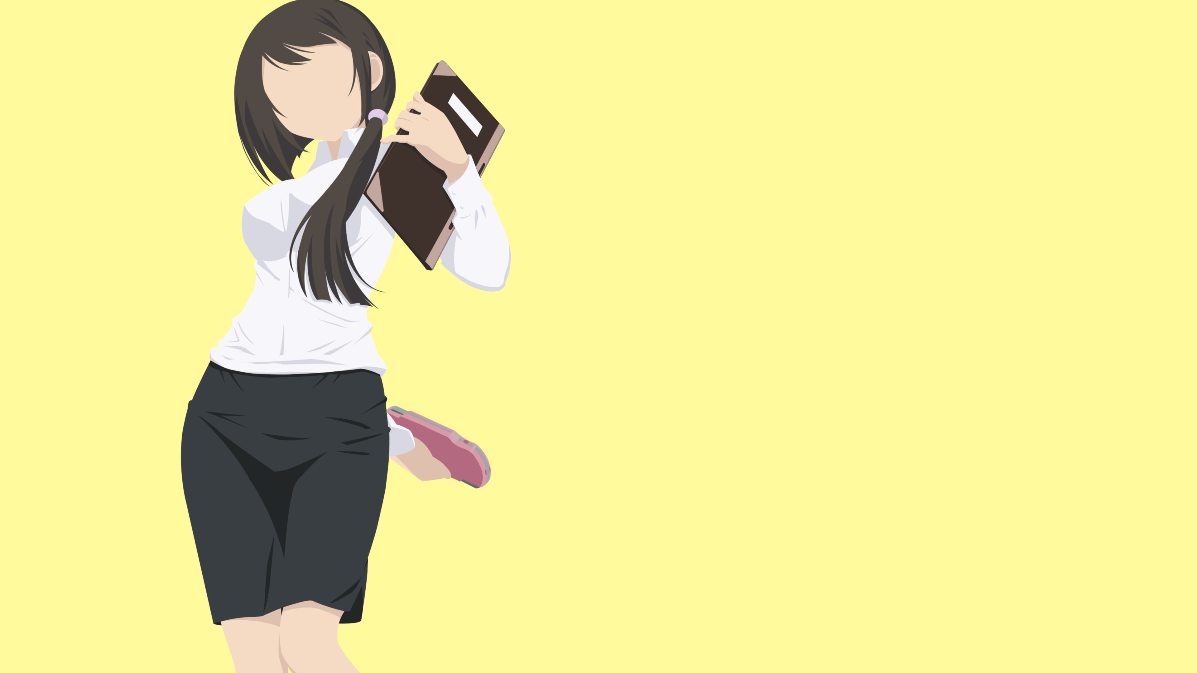 Jun Nagase Kami Nomi Zo Shiru Sekai Minimalist 3840x2160