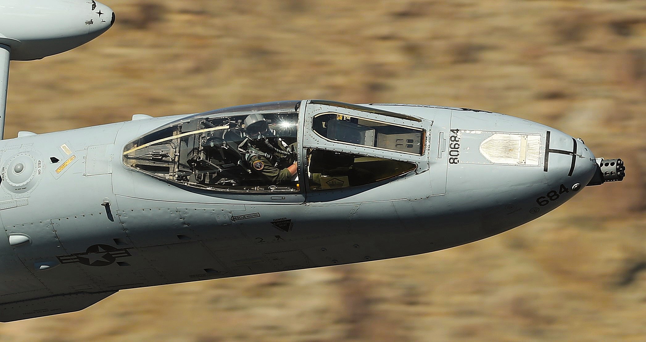 Photography Jet Fighter Flying Aircraft A 10 Thunderbolt US Air Force Death Valley Closeup 2094x1110