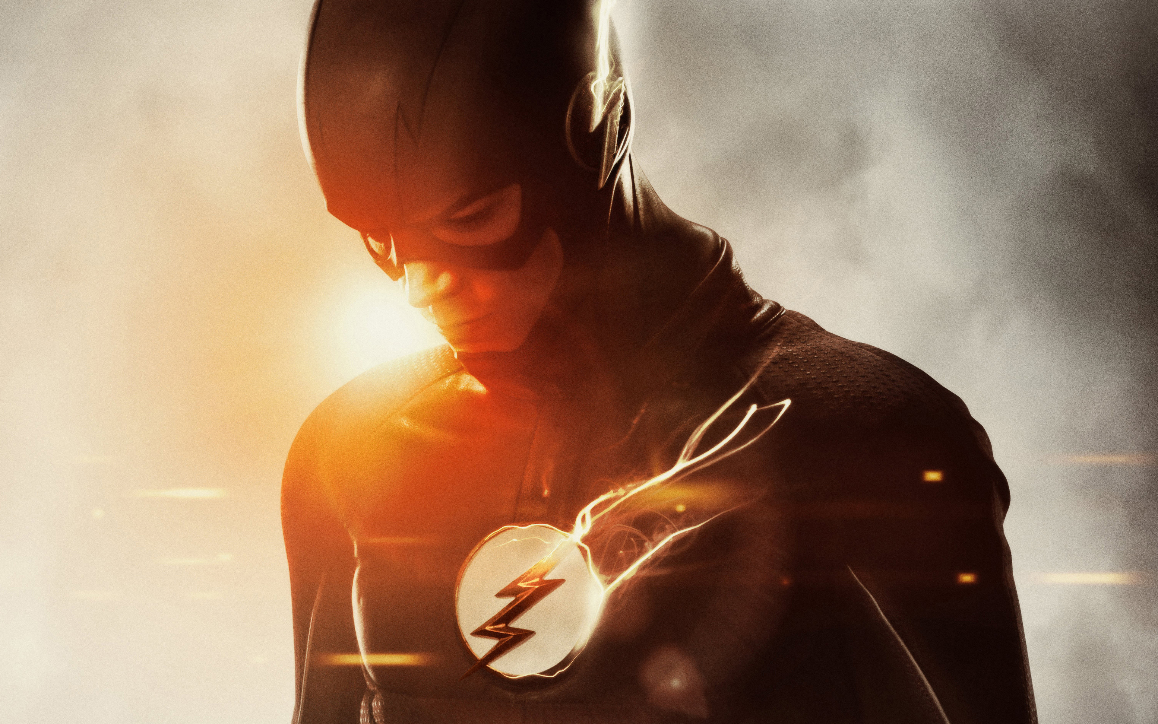 Superhero Flash The Flash 2014 Grant Gustin Barry Allen 3840x2400