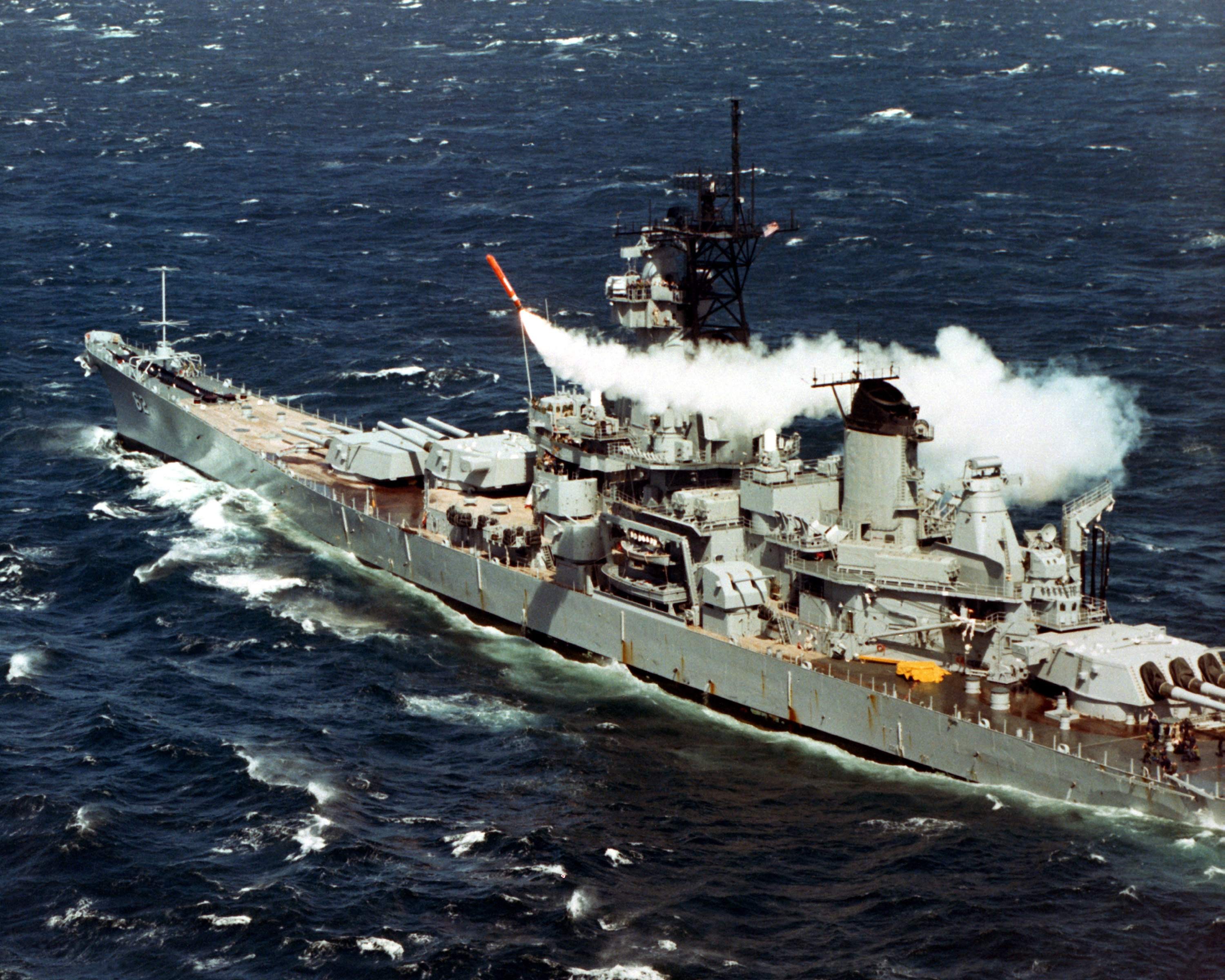 Battleship USS New Jersey BB 62 Warship 3000x2400