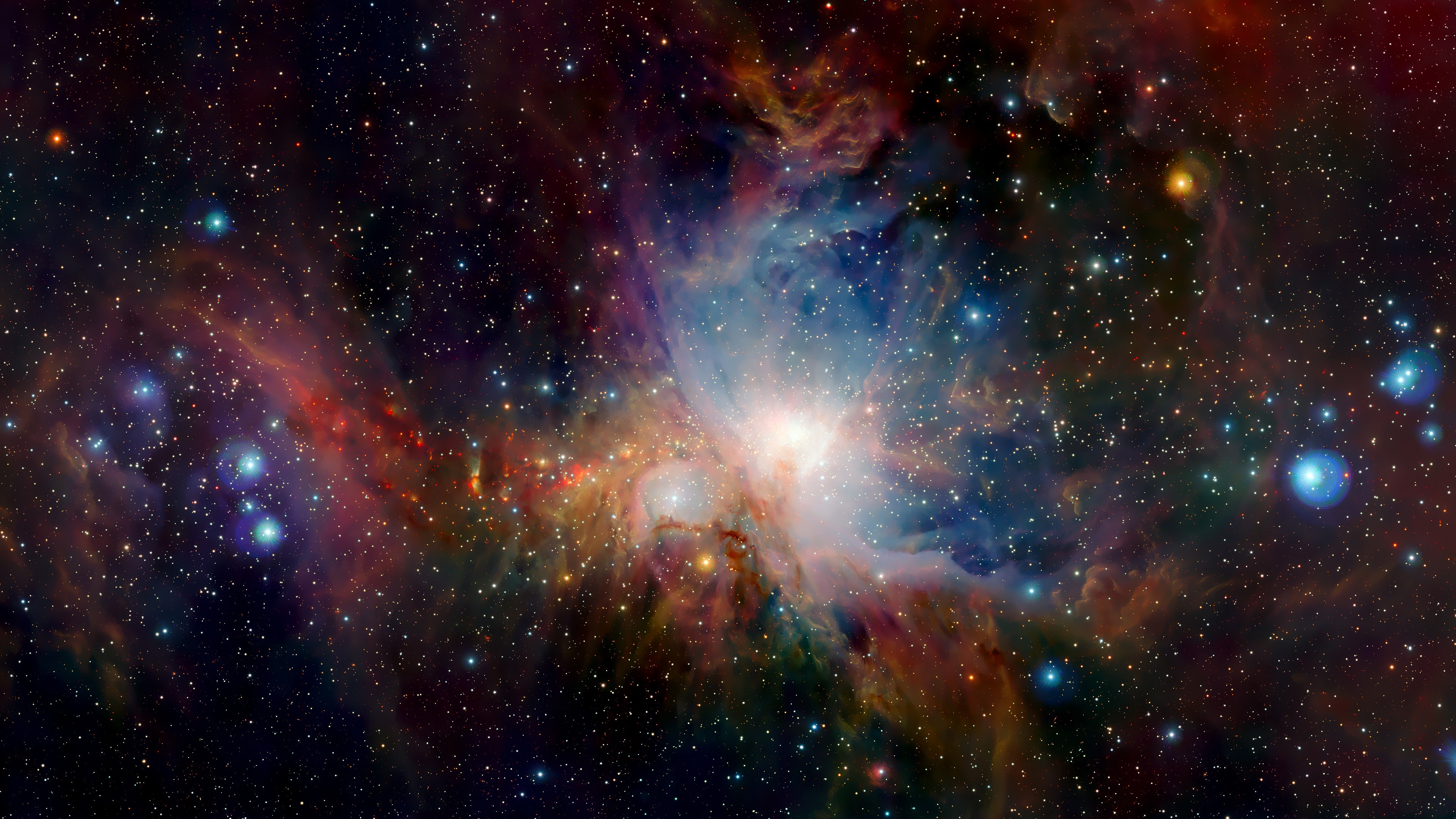 Orion Nebula Sky Space Stars 3840x2160