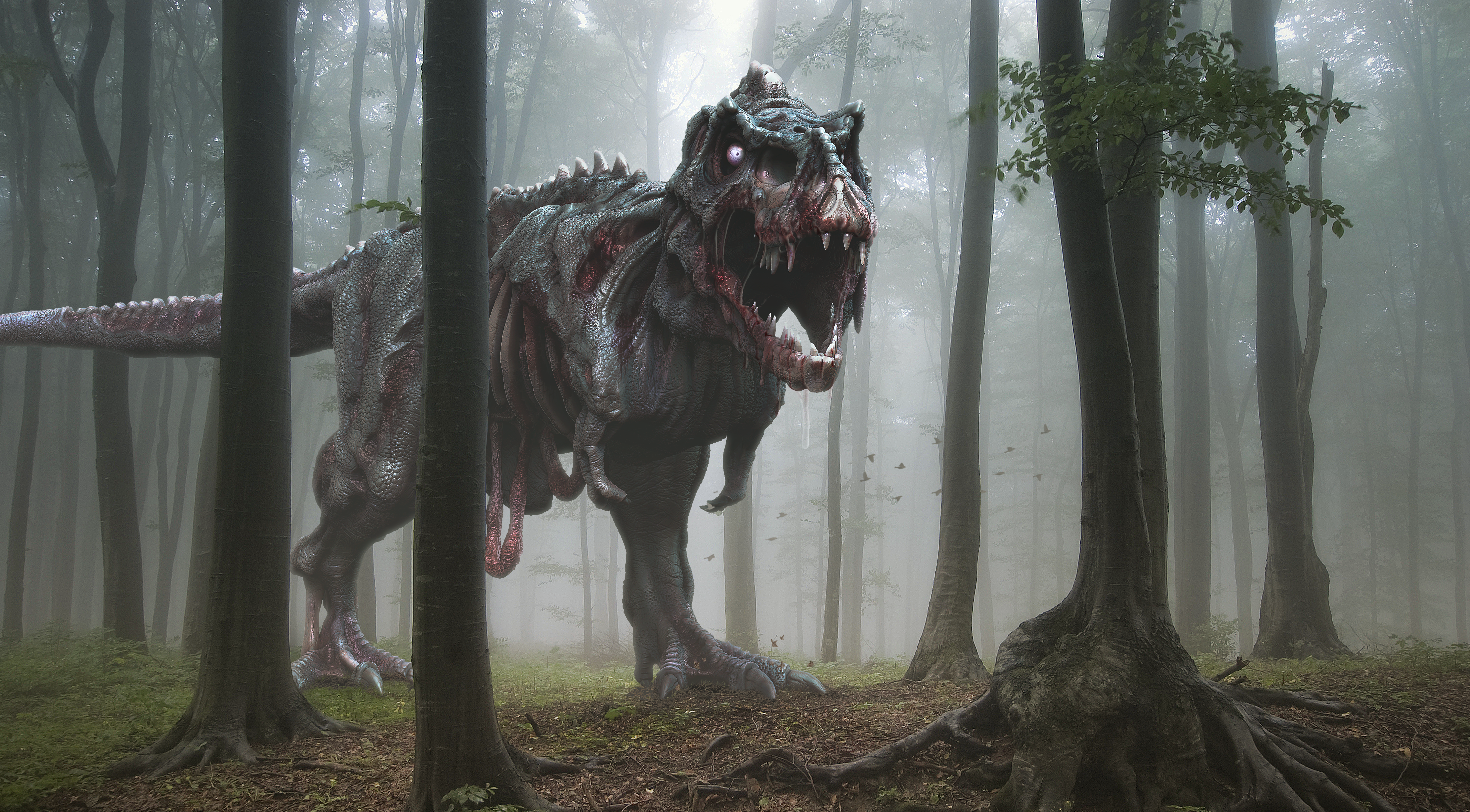Zombie Tyrannosaurus Rex 4269x2359