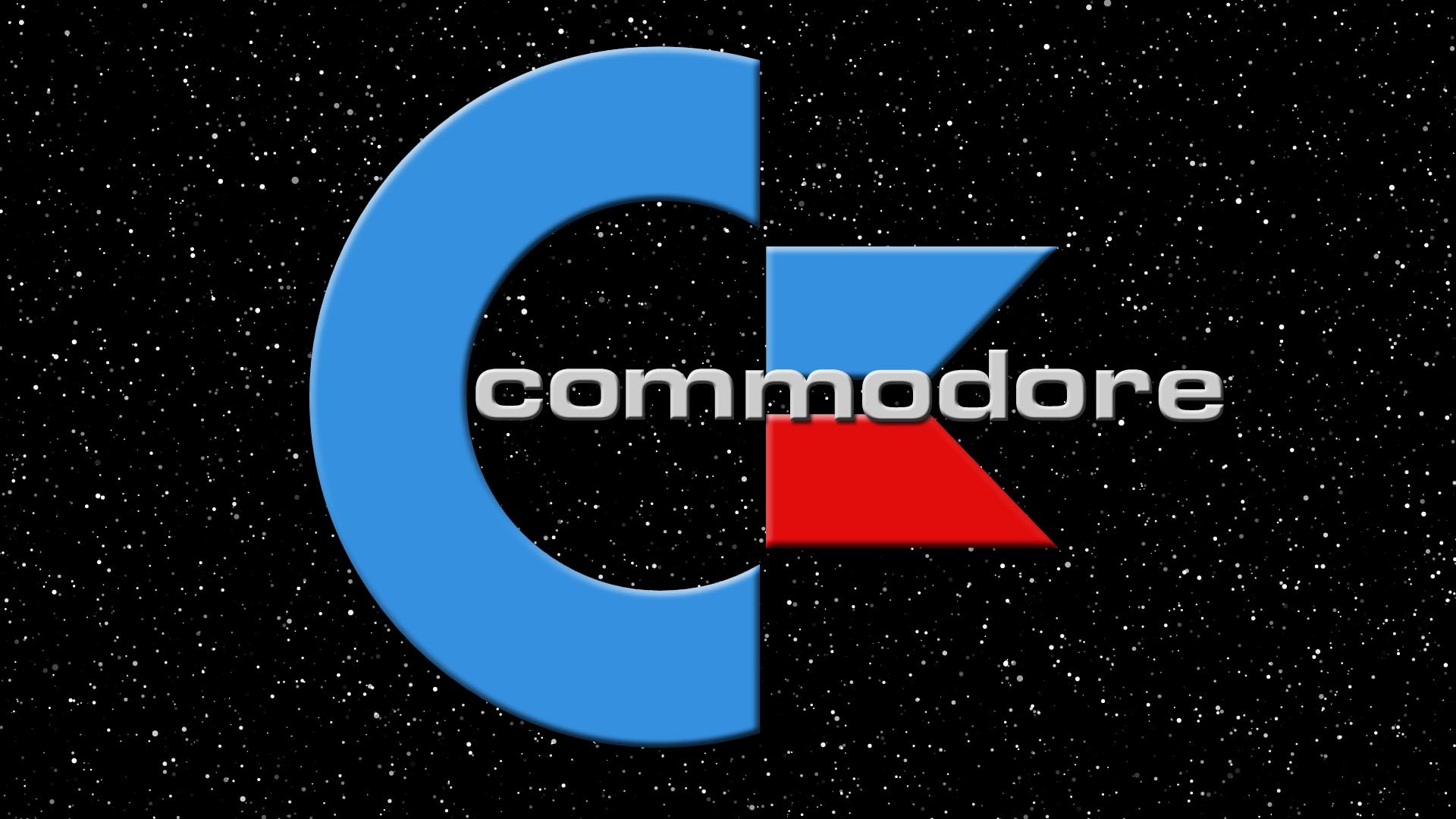 Retro Games Vintage Consoles Commodore 64 Logo Artwork 1920x1080