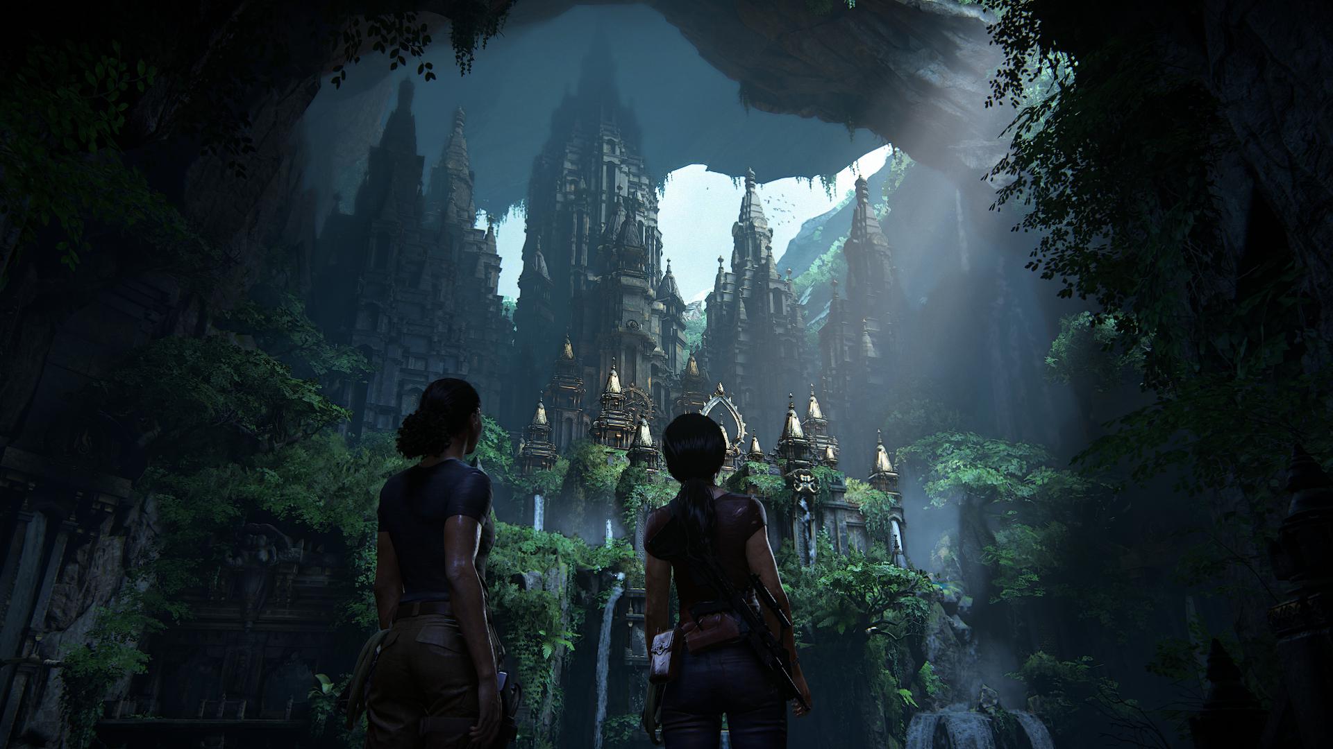 Uncharted The Lost Legacy Uncharted Video Games Video Game Art Fantasy City Chloe Frazer Nadine Ross 1920x1080