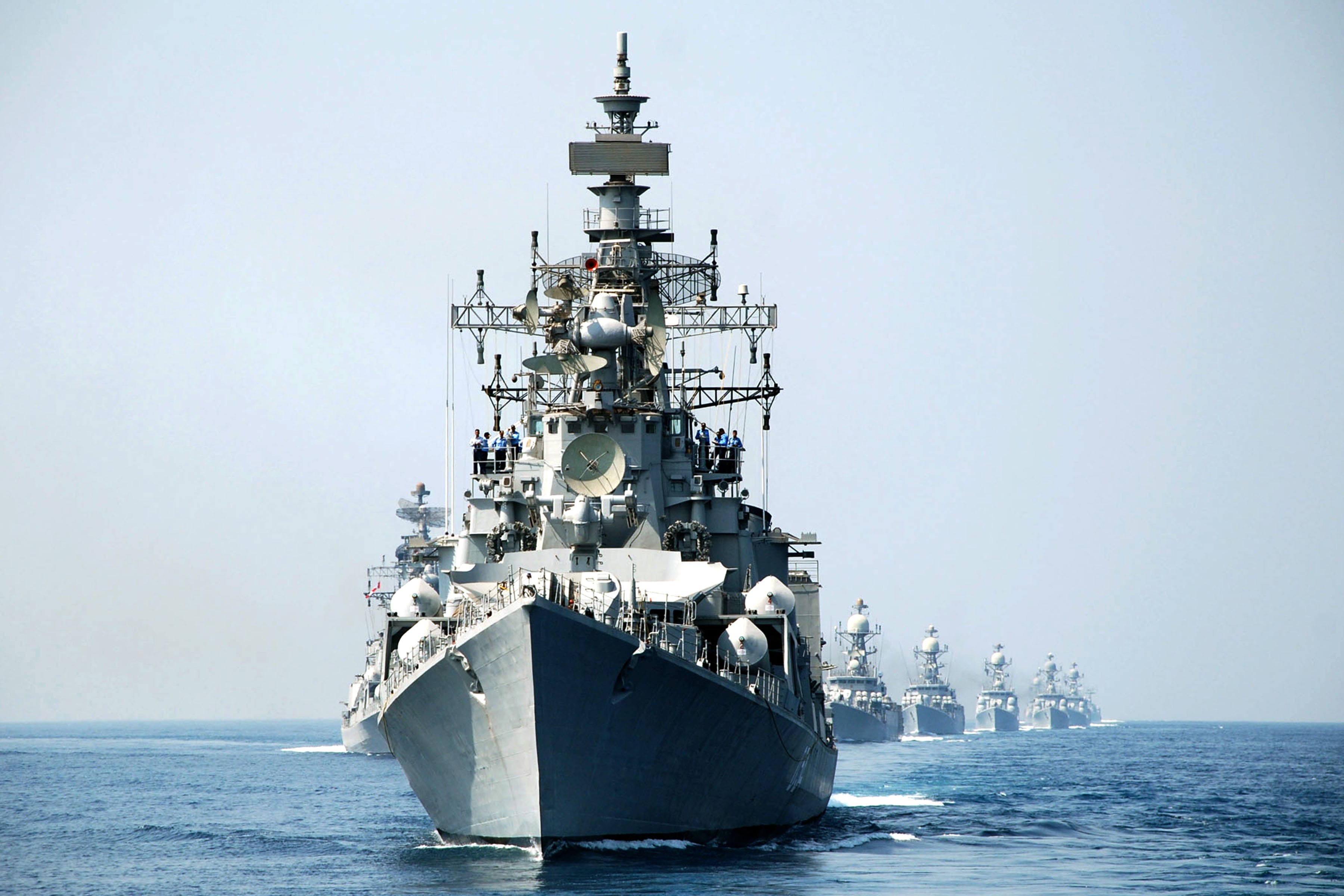 Warship Indian Navy Military Ship Vehicle 3600x2400
