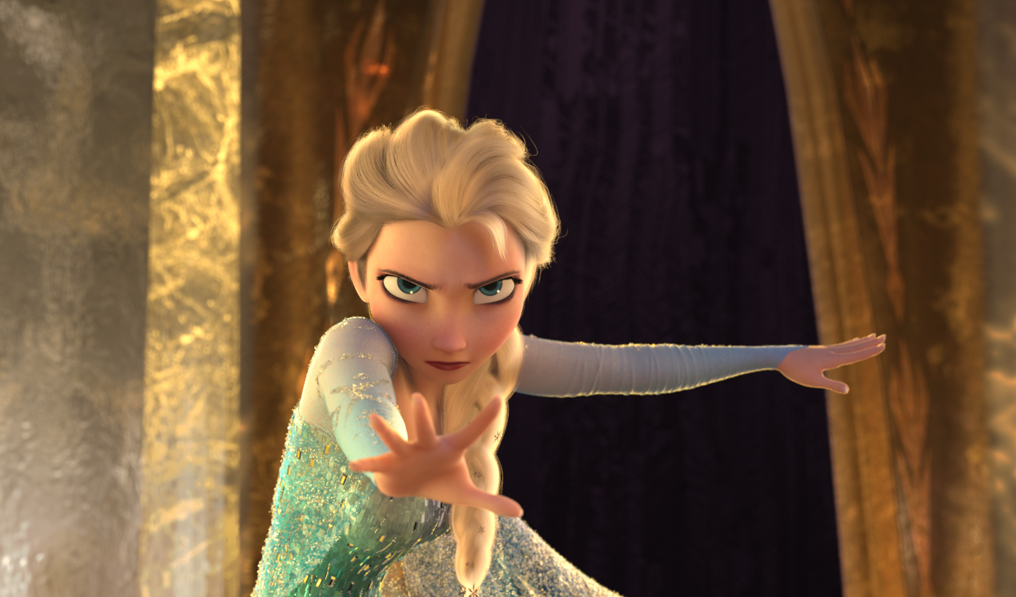 Cartoon Frozen Movie Elsa 1452x854