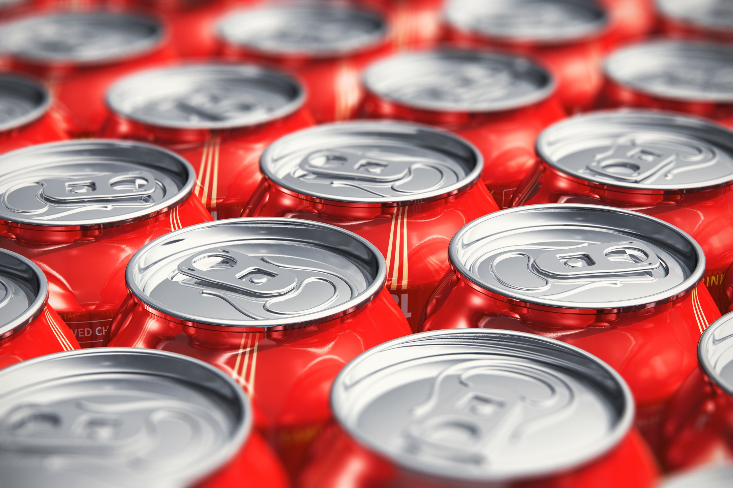 Can Metal Red Soda Cola 2560x1707