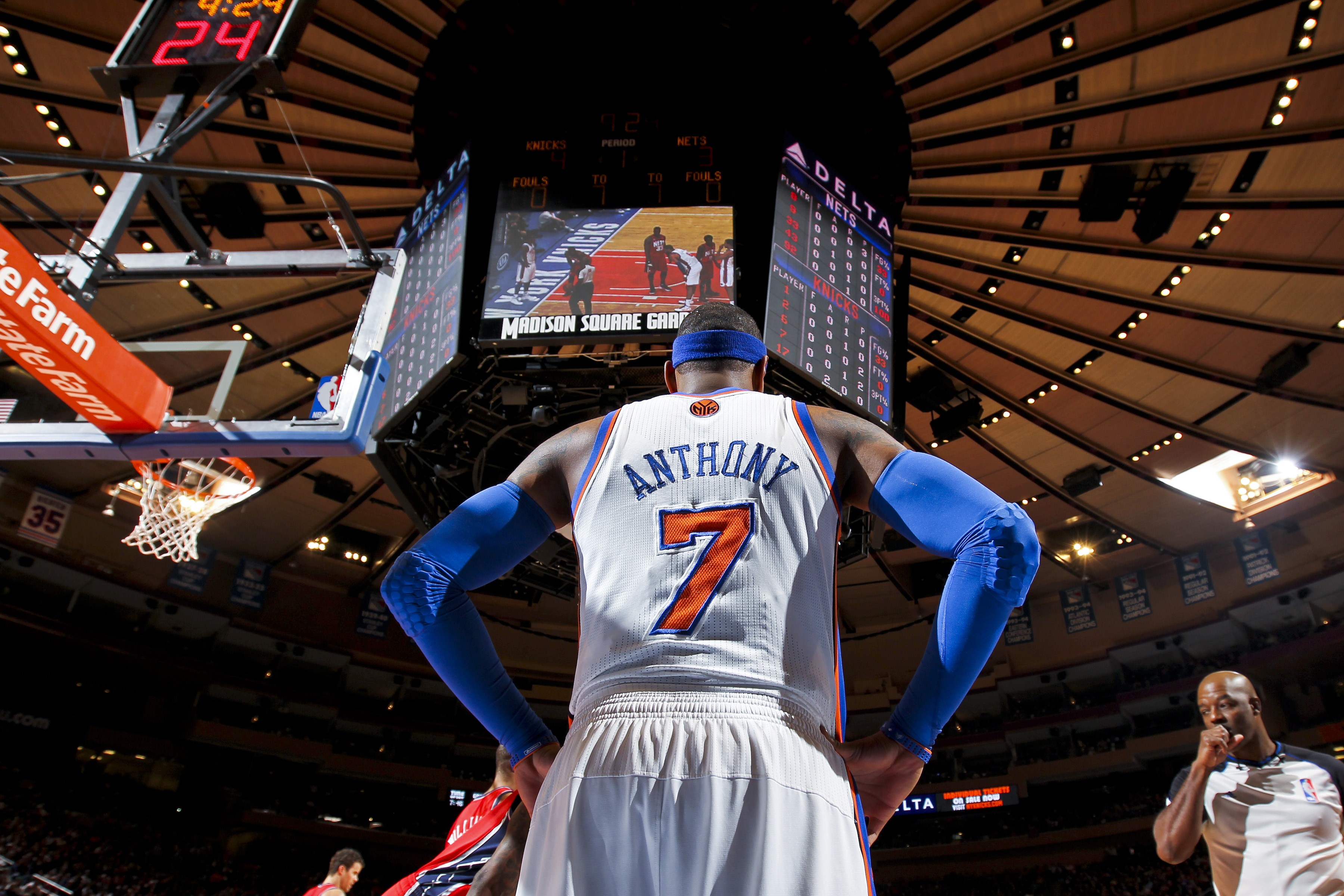 NBA Basketball New York City New York Knicks Carmelo Anthony Sports Men Sport 3600x2400