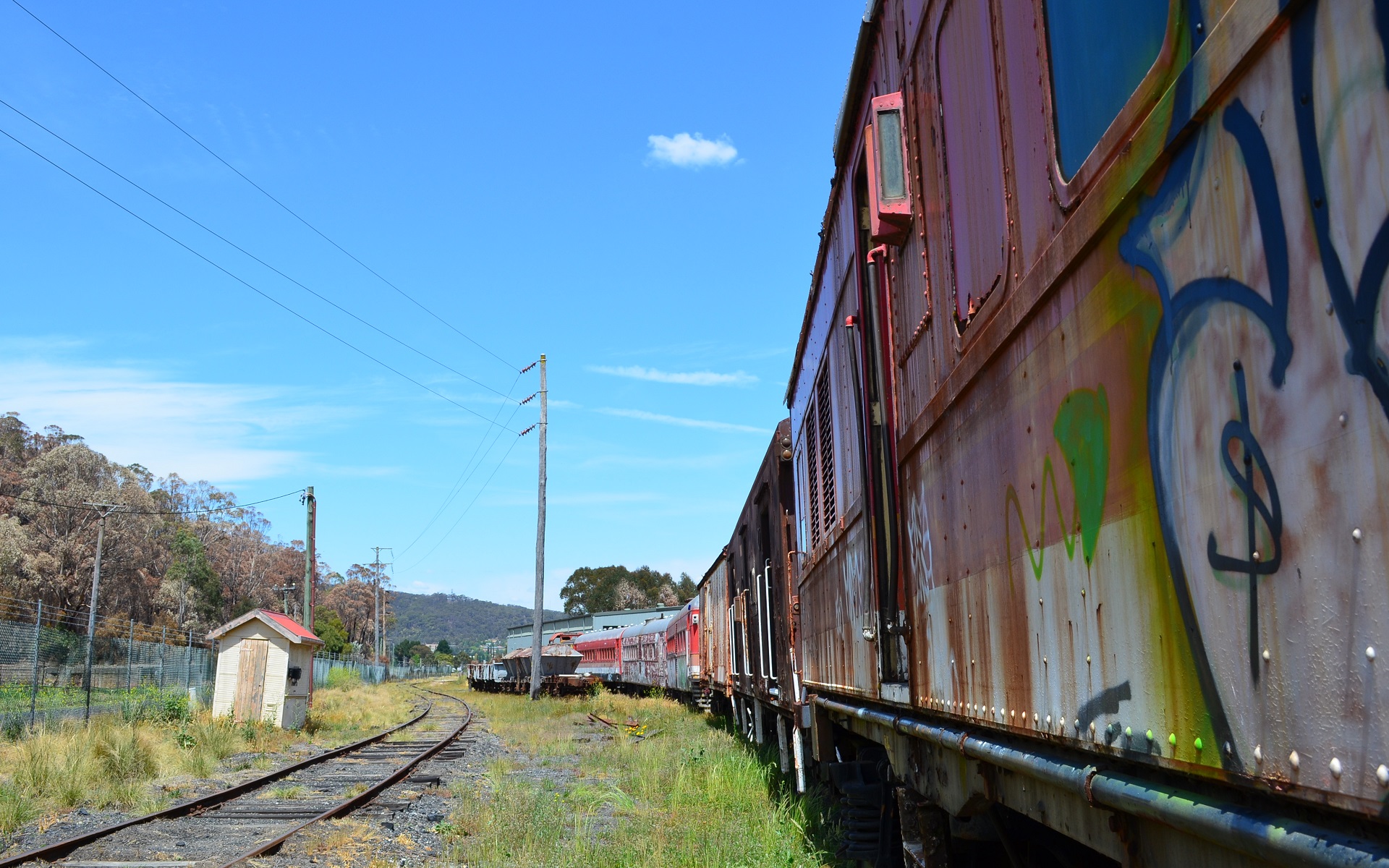 Train Vehicle Lithgow Railroad 1920x1200