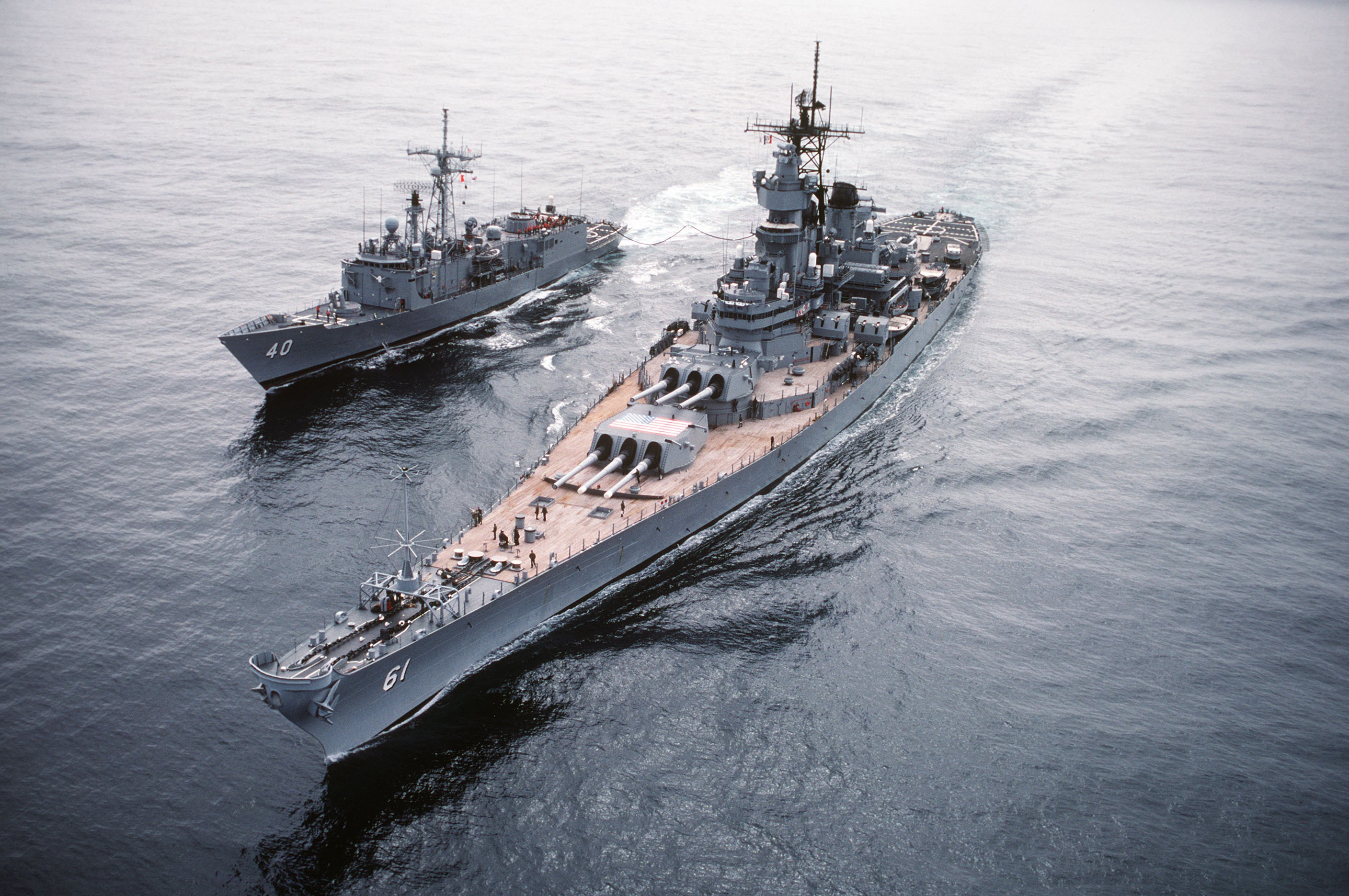 Warship Vehicle Ship Military Battleships USS Iowa 2816x1872