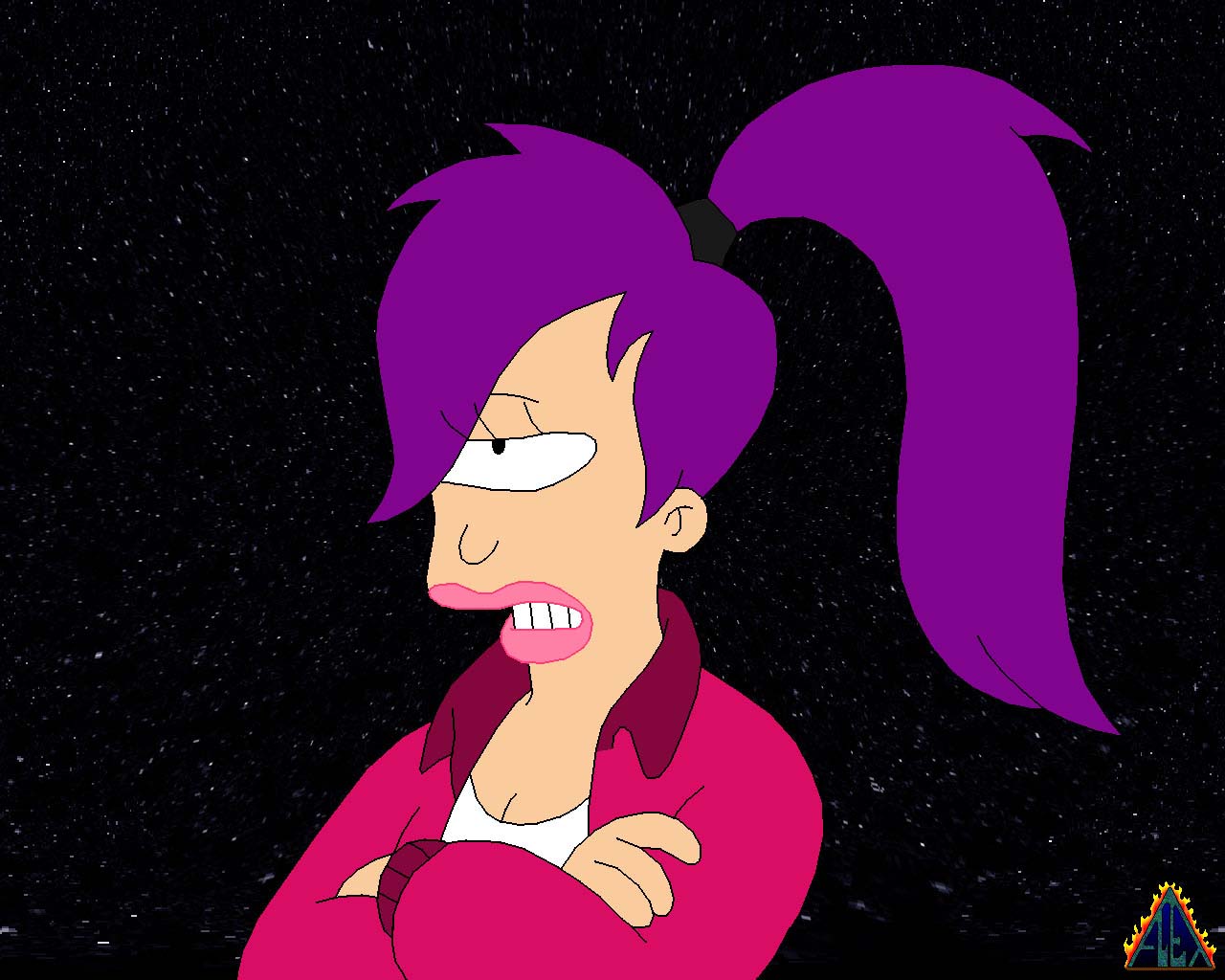 Futurama Leela Futurama Turanga Leela 1280x1024