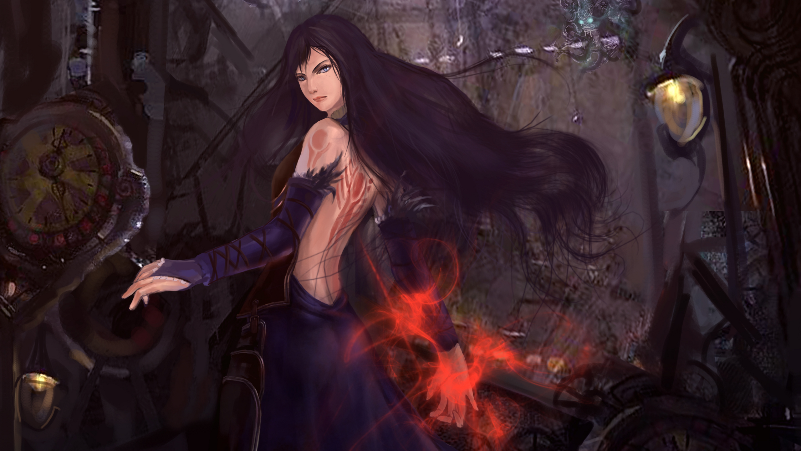 Video Games Video Game Girls Shanoa Castlevania Castlevania Order Of Ecclesia Fantasy Art Castlevani 2560x1440
