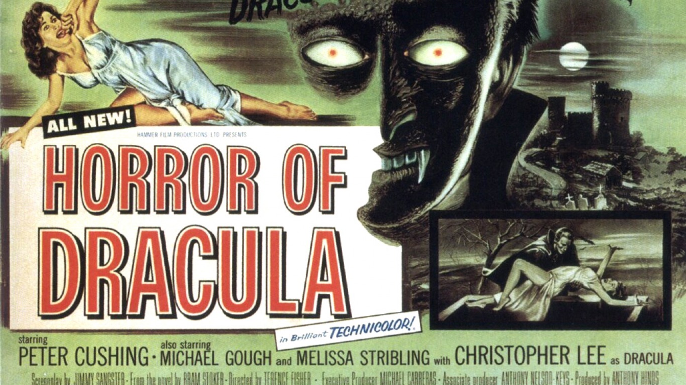 Movie Horror Of Dracula 1366x768