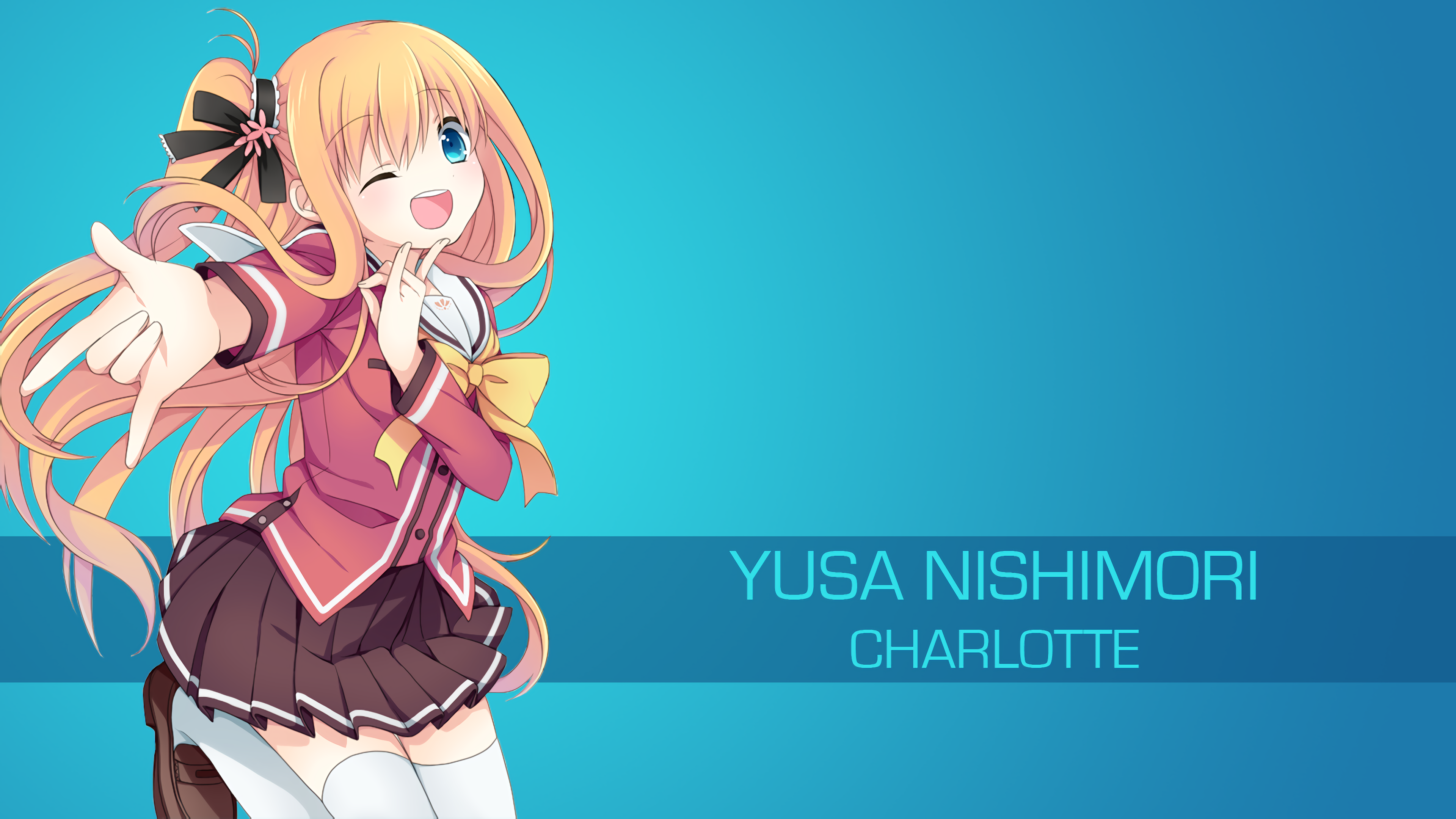 Anime Girls Charlotte Anime Nishimori Yusa 3840x2160