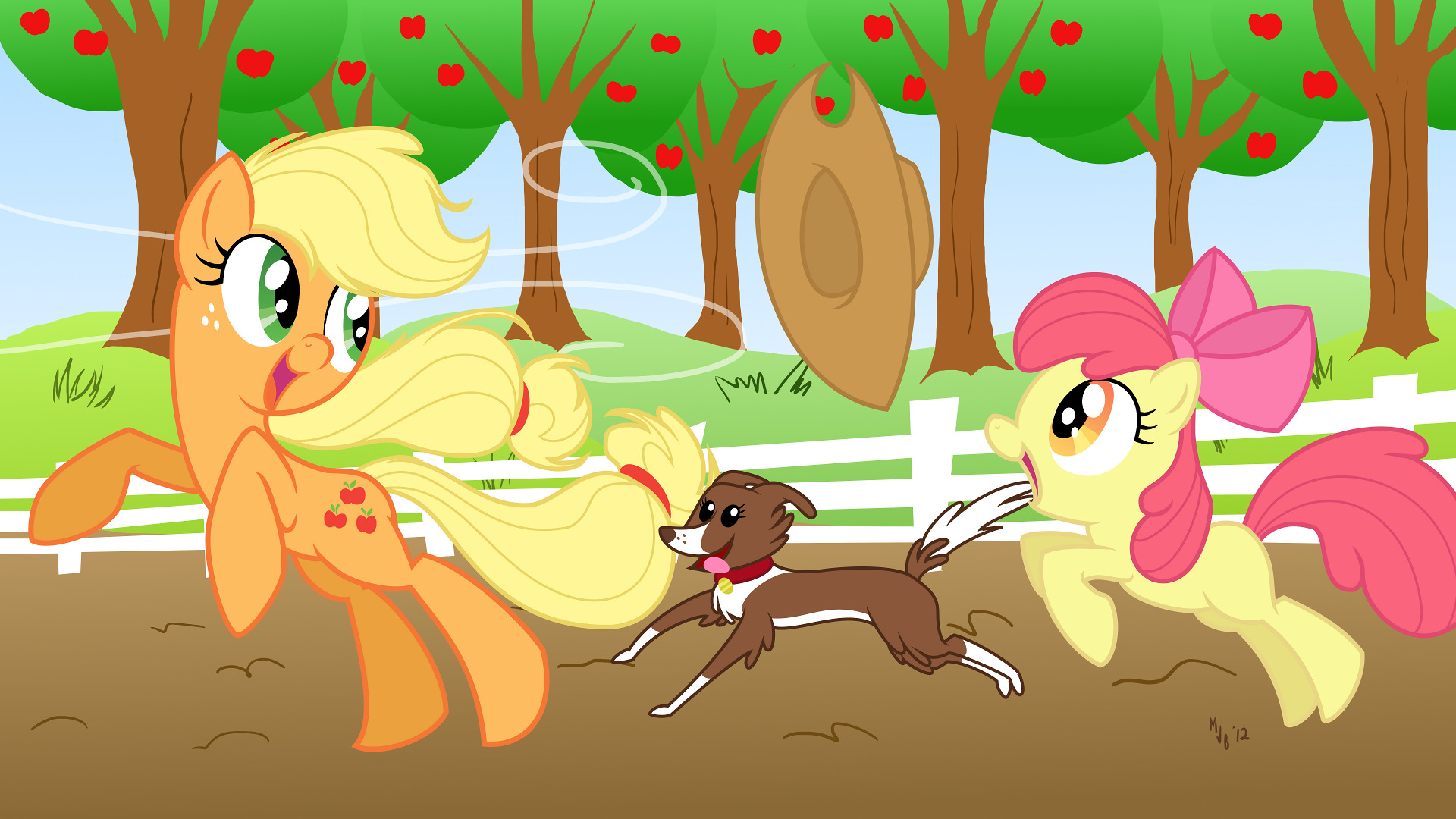 Applejack My Little Pony Apple Bloom Winona My Little Pony 1920x1080