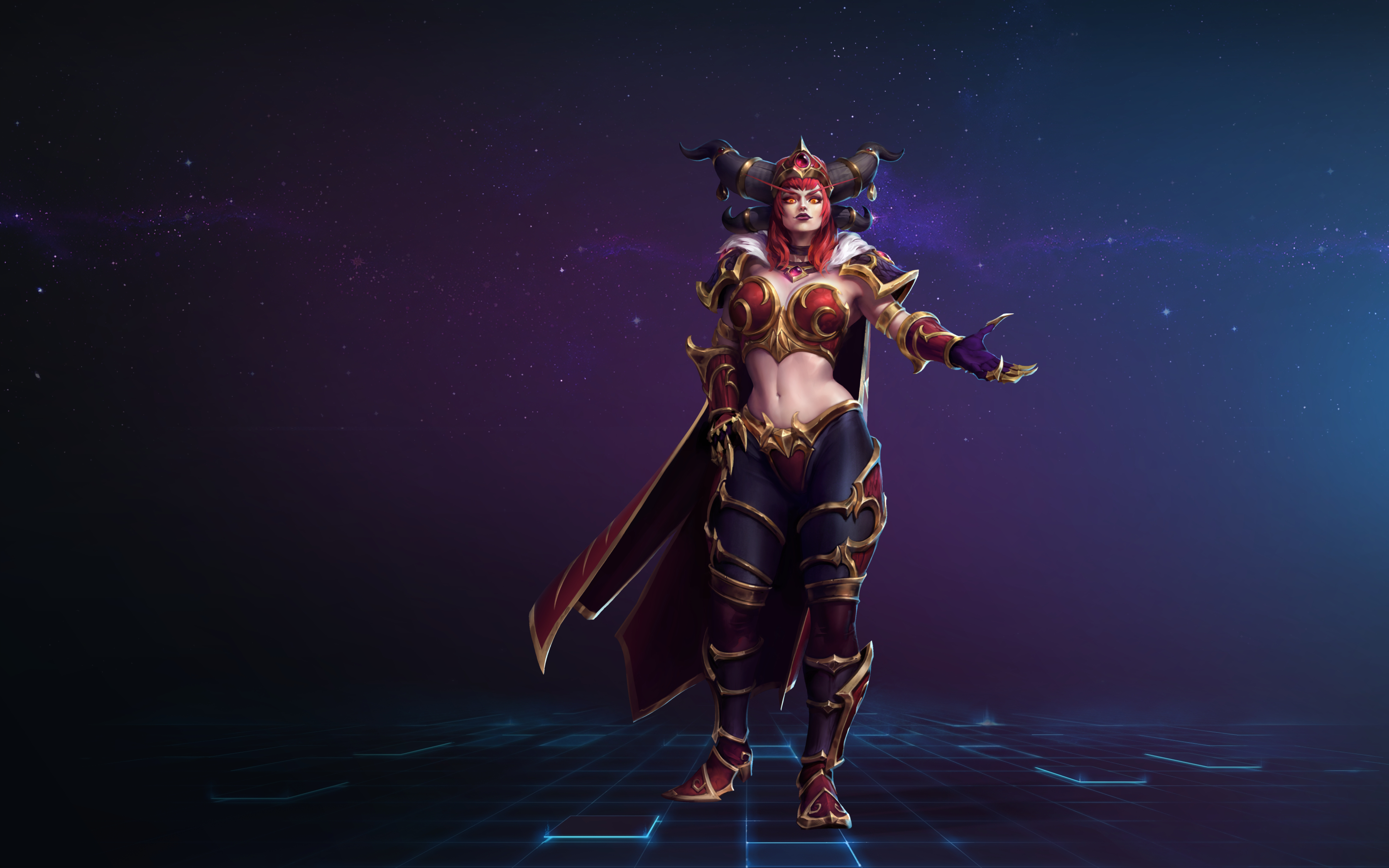 Alexstrasza Heroes Of The Storm World Of Warcraft Fantasy Girl Fantasy Art Redhead 3600x2250