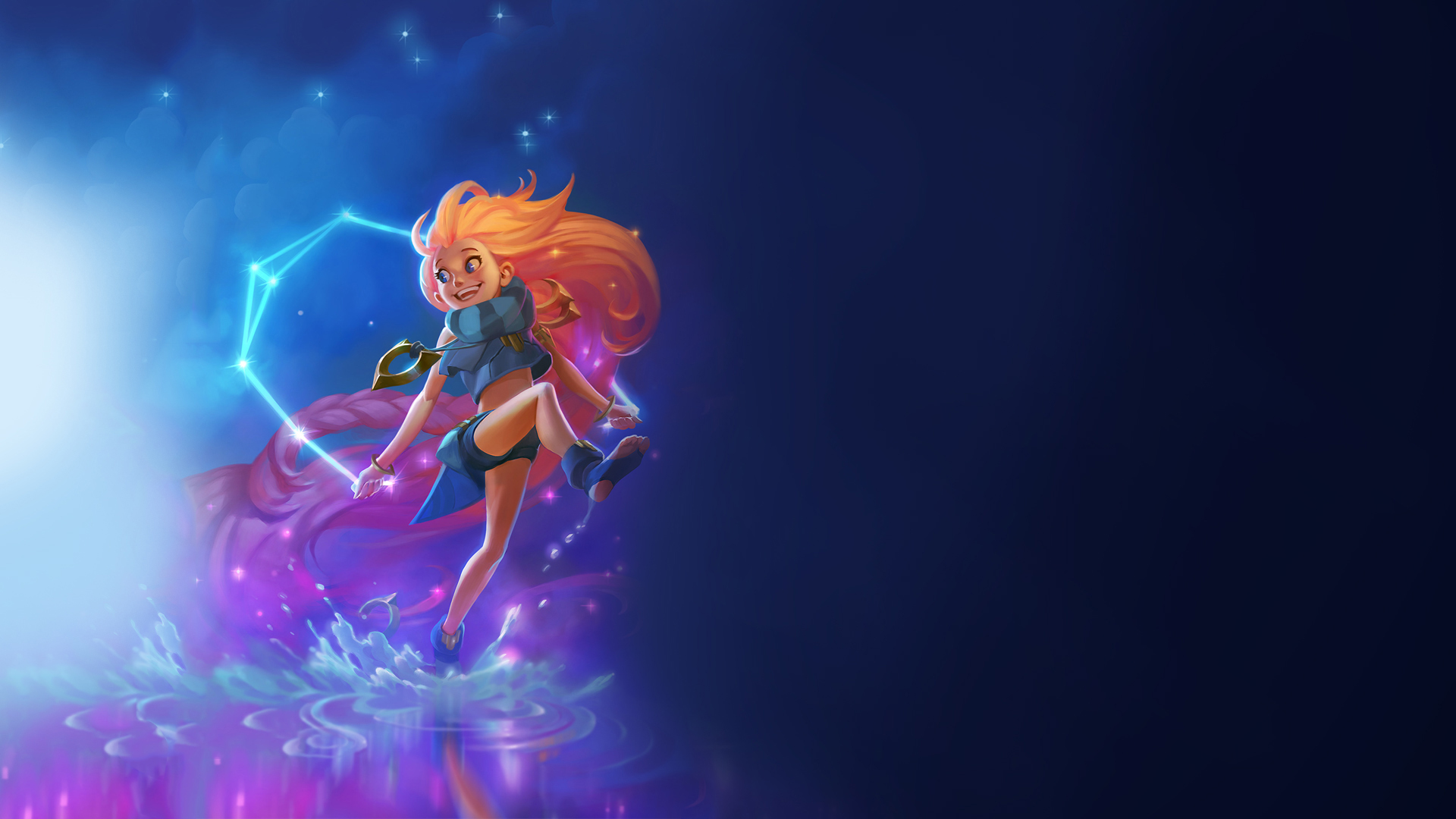 Video Game Characters League Of Legends Anime Zoe League Of Legends 1920x1080