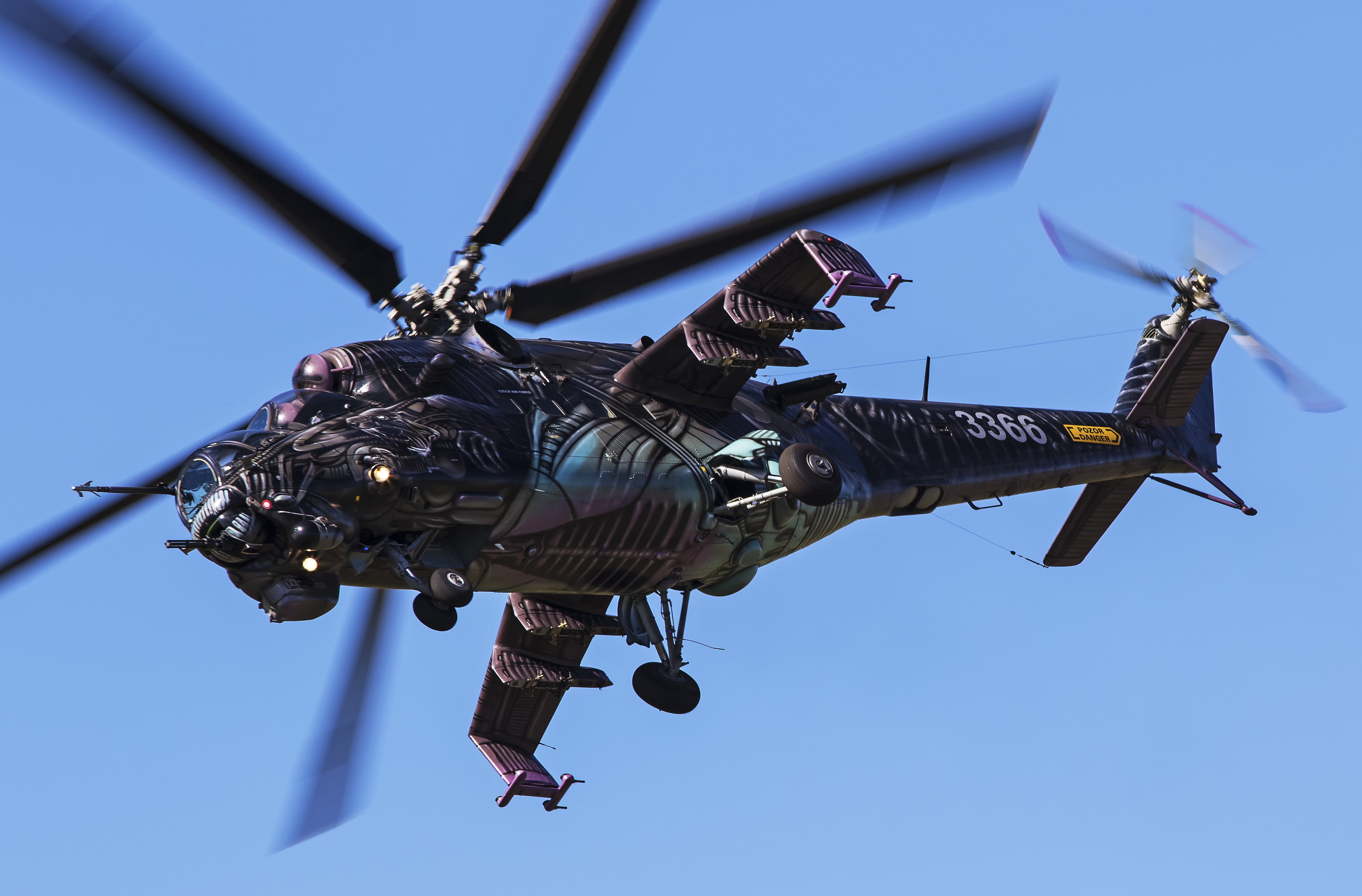 Mil Mi 24 Helicopter Attack Helicopter 4500x2960