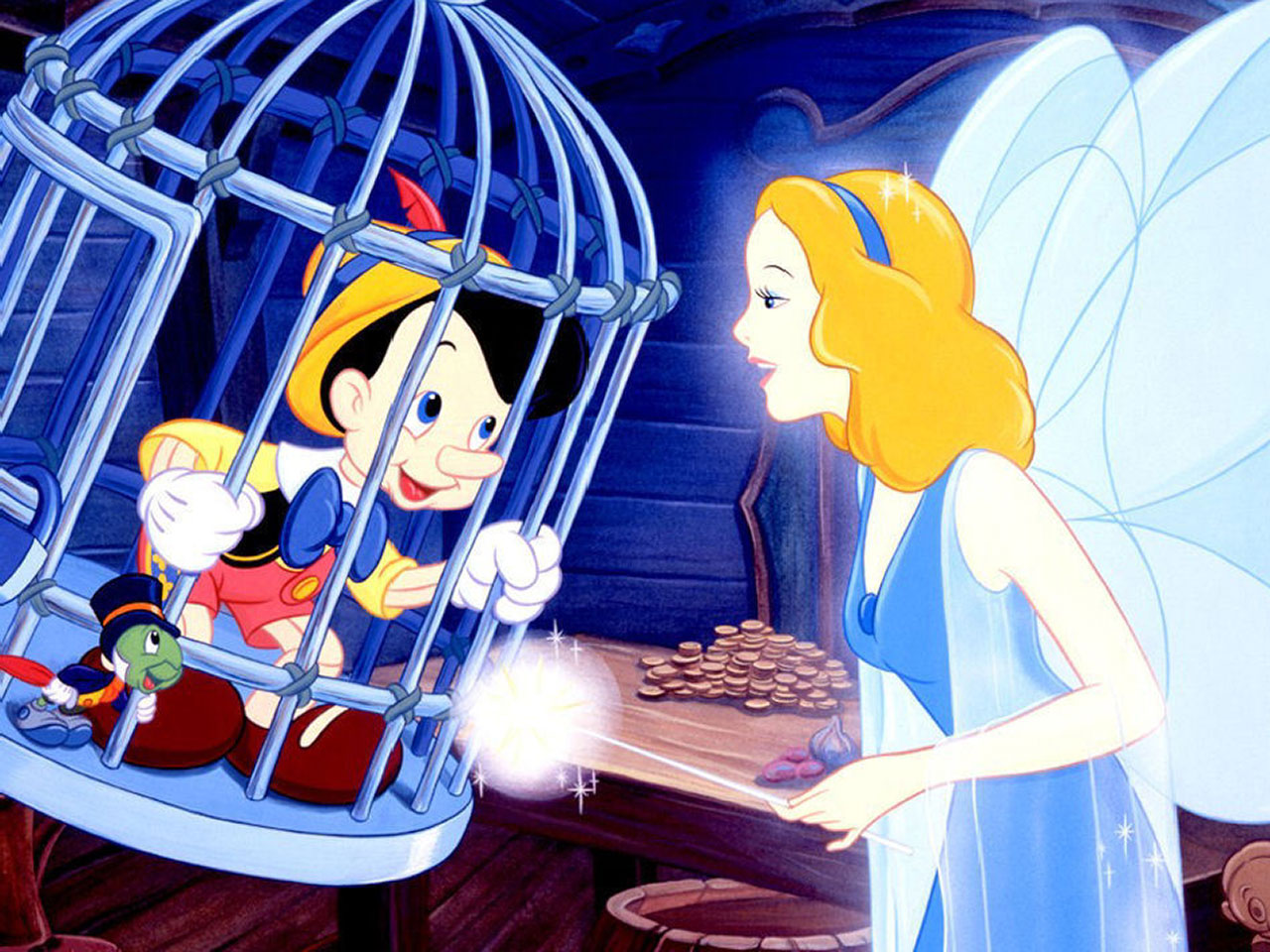 Pinocchio The Blue Fairy Pinocchio 1280x960