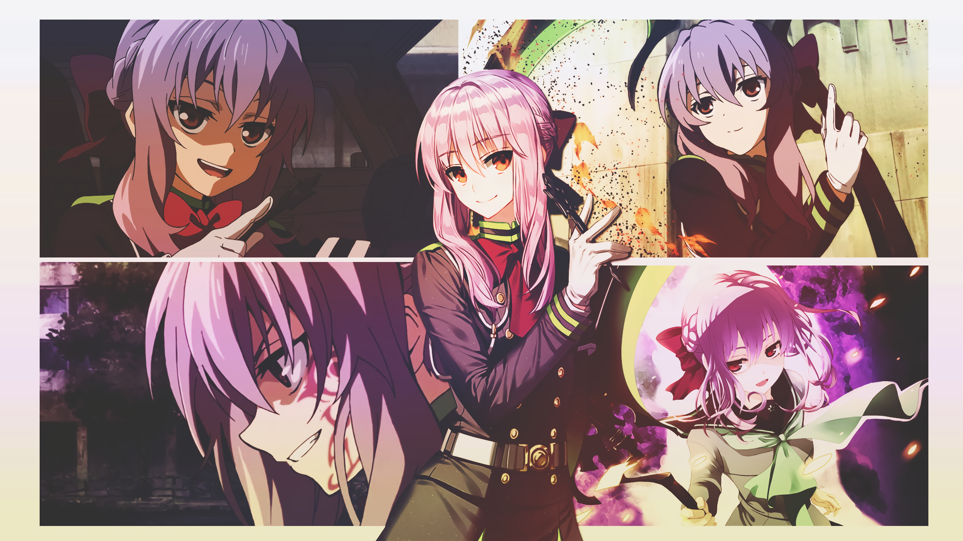 Owari No Seraph Anime Girls Hiiragi Shinoa 1920x1080