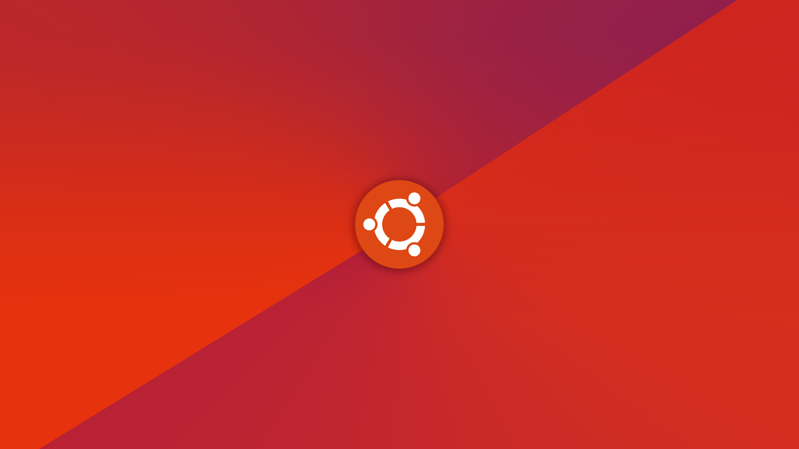 Operating System Logo Ubuntu 2560x1440