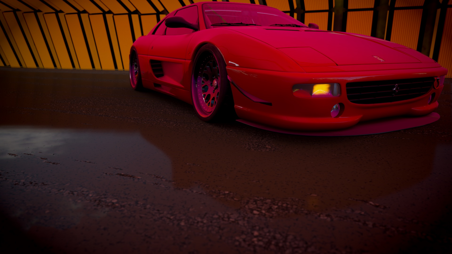 Car Ferrari Forza Horizon 4 Ferrari F355 Pop Up Headlights Front Angle View 1920x1080