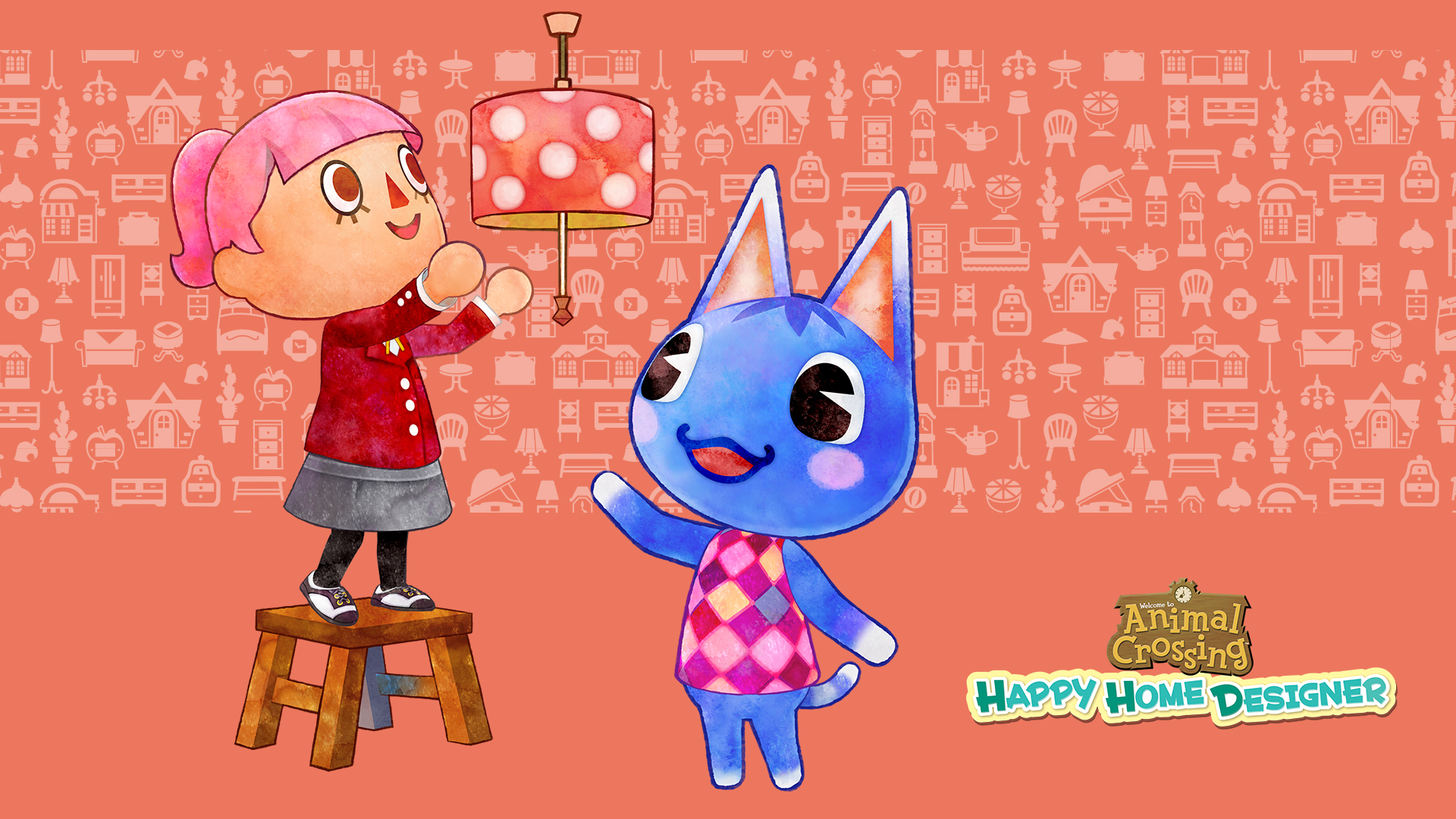 Animal Crossing Blue Red 1920x1080